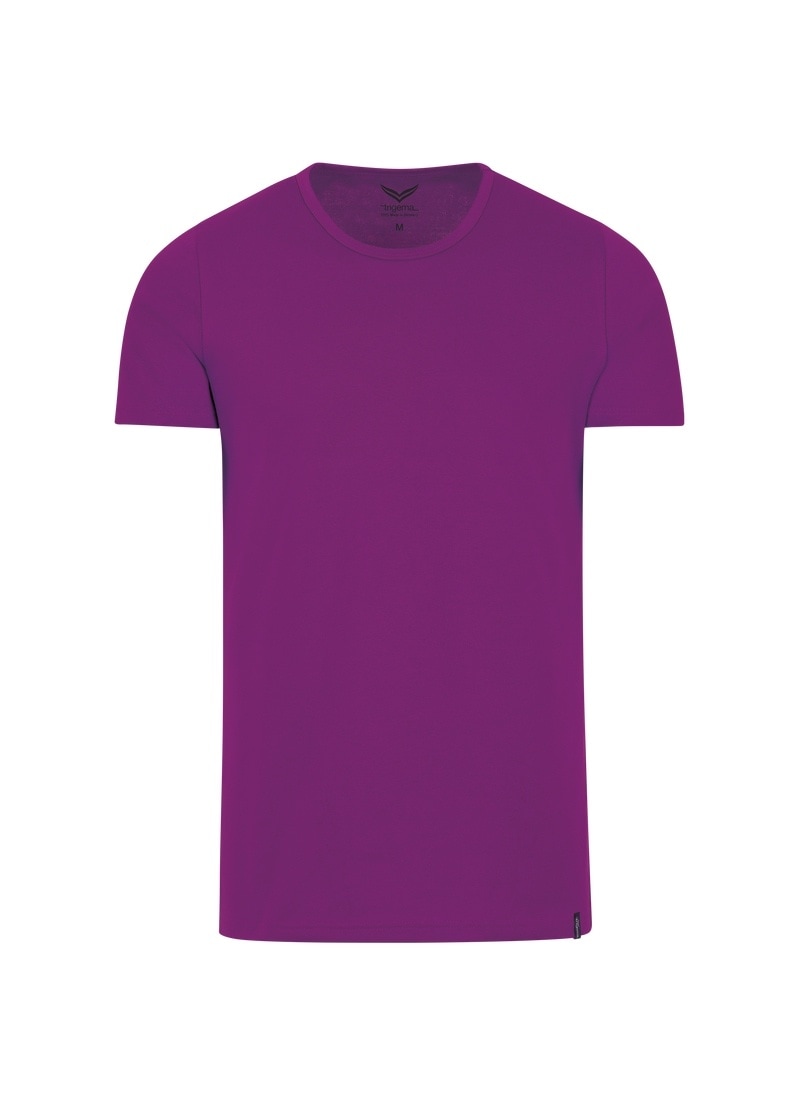 T-Shirt T-Shirt en »TRIGEMA aus Acheter Elastan« ligne bas Tendance Trigema à Baumwolle/ prix