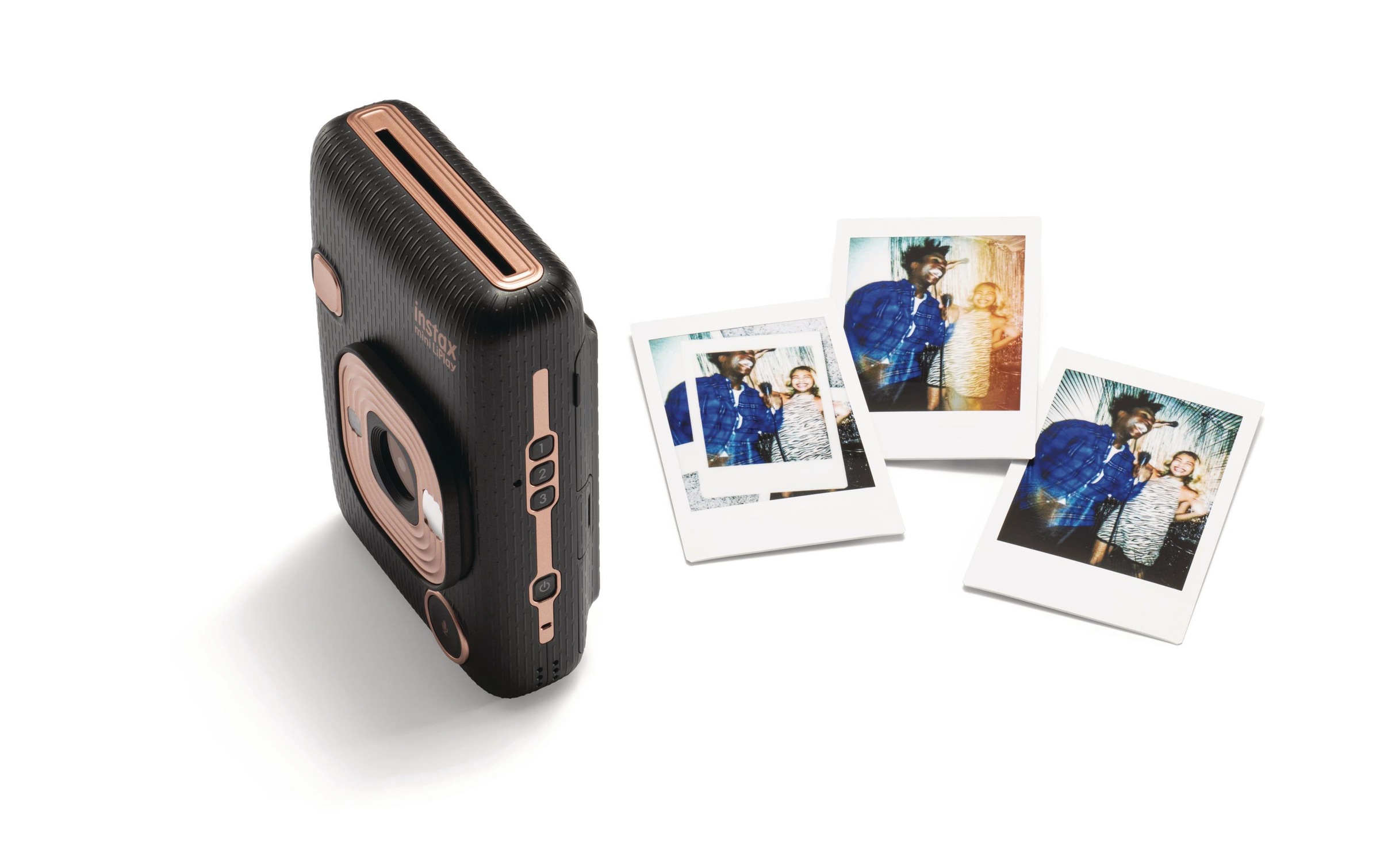 FUJIFILM Kompaktkamera »Fotokamera Instax Mini LiPlay Elegant Black«