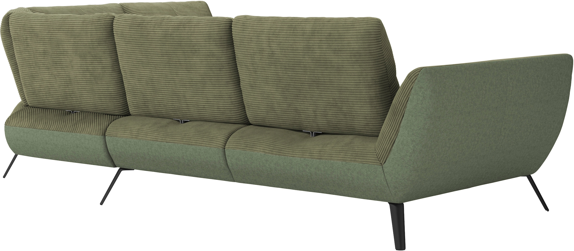 Places of Style Ecksofa »Mikado L-Form«, inkl. Sitztiefenverstellung und Armteilverstellung