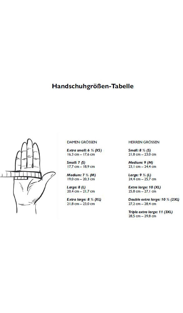 KESSLER Lederhandschuhe »Rasmus«, (2 St.), mit weichem Rippbündchen