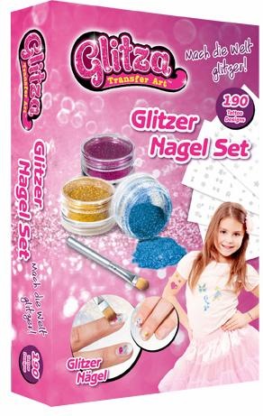 Image of Knorrtoys® Kreativset »GLITZA TRANSFER ART - Tattoo + Nagelset, gross«, (Set), Fördert die Kreativität bei Ackermann Versand Schweiz
