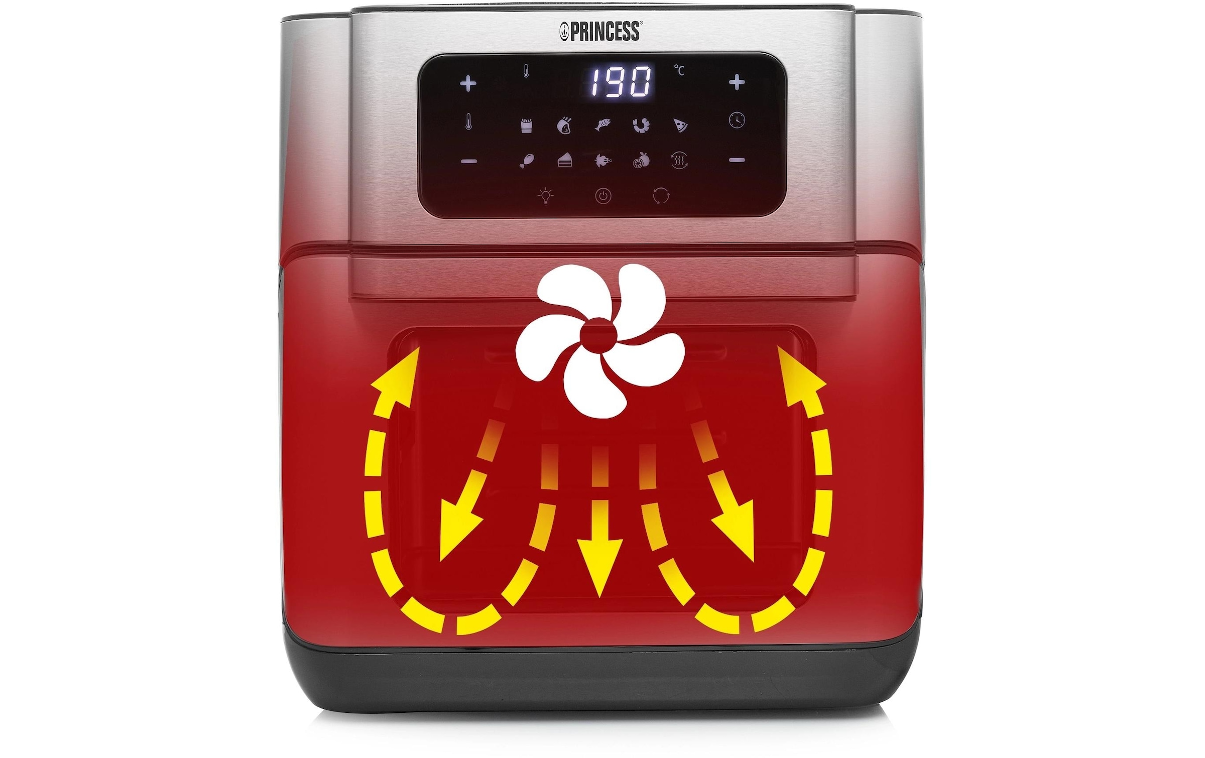 PRINCESS Heissluftfritteuse »mit Frittierfunktion 10 l«, 1500 W