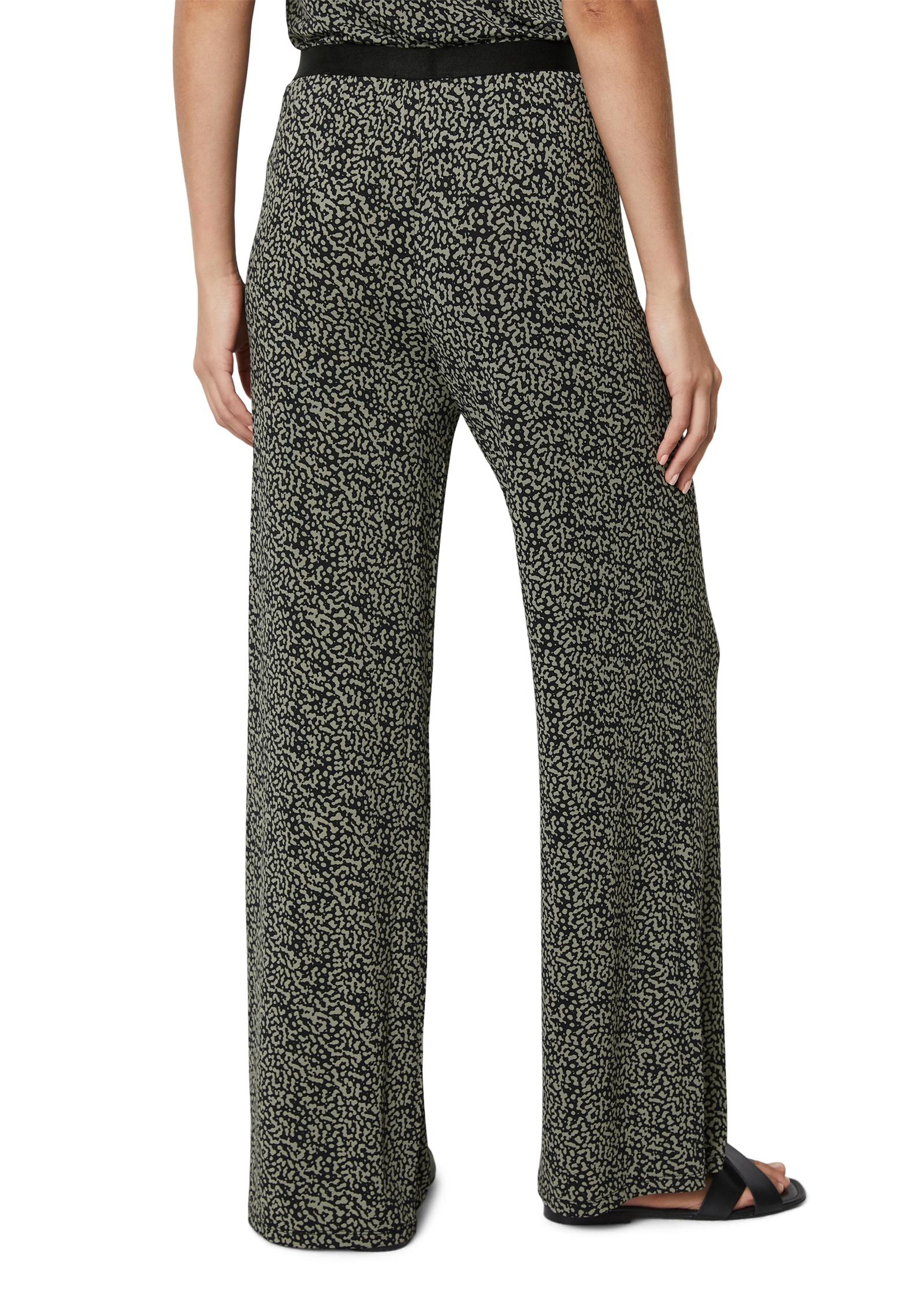 Marc O'Polo Jerseyhose »Mit Allover-Print«, elastischer Bund, modisch