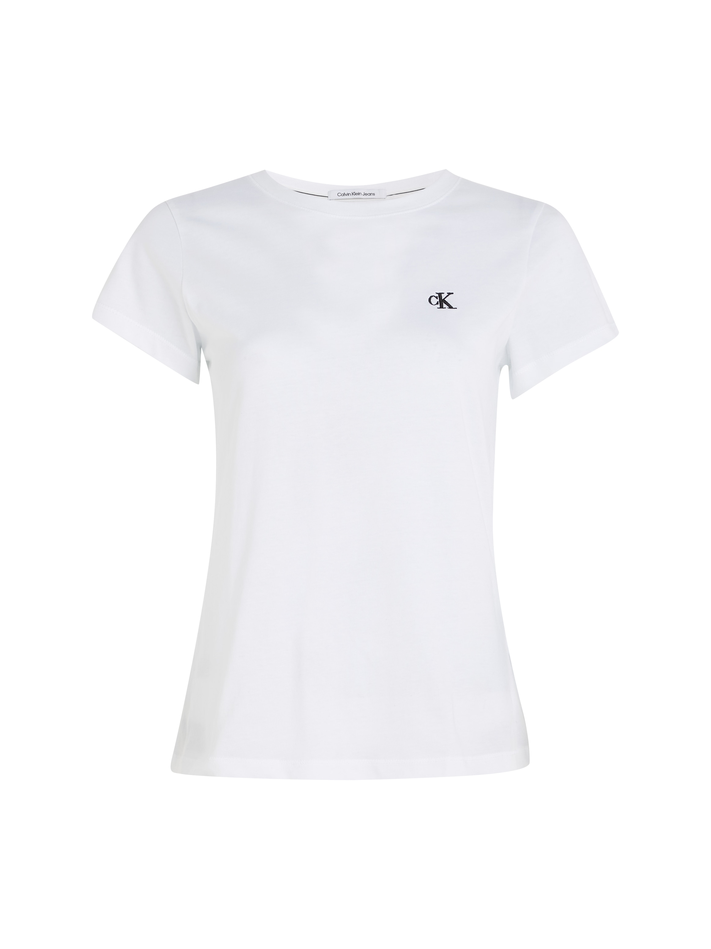 Calvin Klein Jeans T-Shirt »CK EMBROIDERY SLIM TEE«, mit gesticktem CK Logo auf der Brust