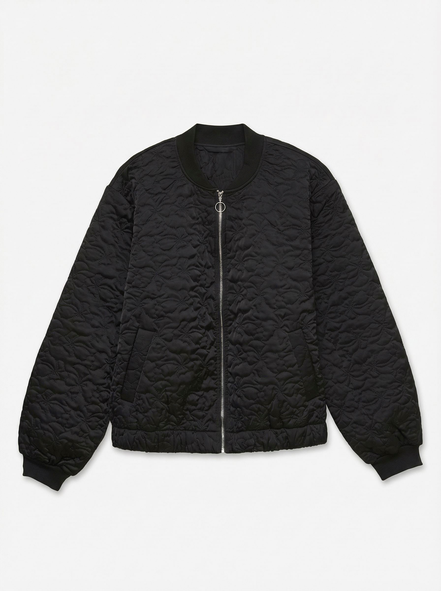 Image of Vero Moda Blouson "VMCARA BOMBER WVN NOOS" Materialmix, gesteppte Details