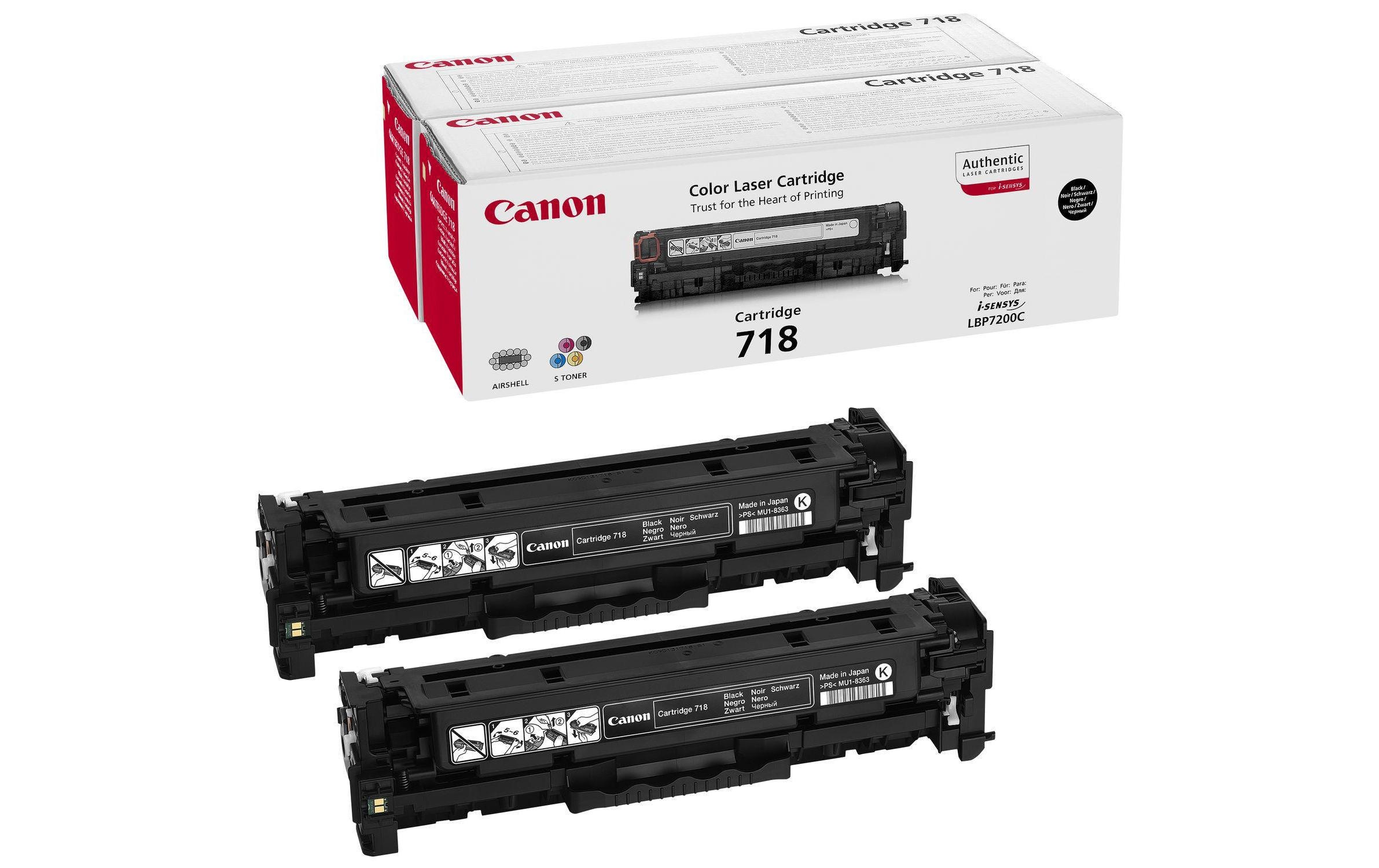 Image of Canon Tonerpatrone "2662B002 CRG 718 2er Pack"