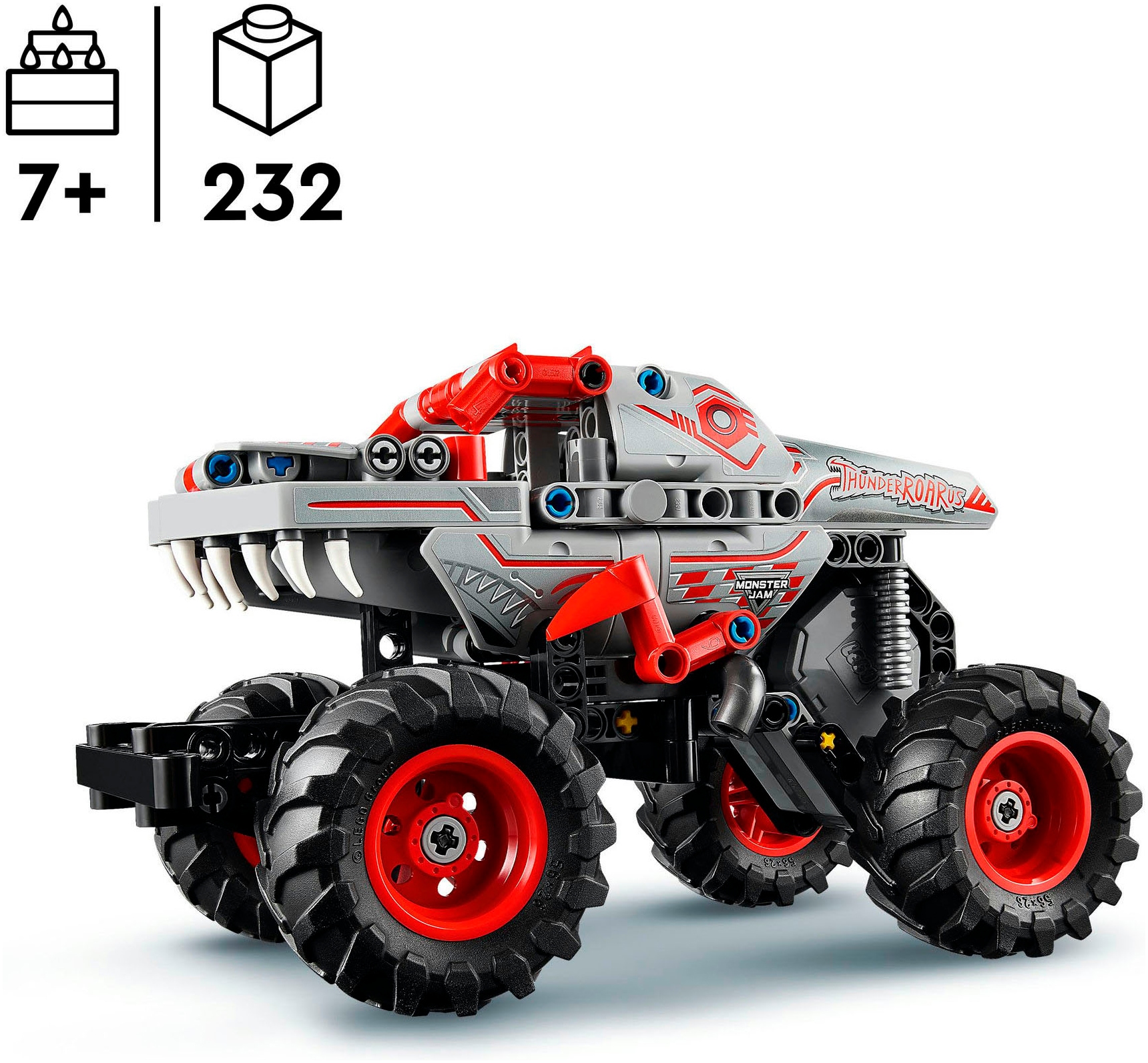 LEGO® Pions de construction »Monster Jam™ ThunderROARus™ (42200), LEGO Technic« Made in Europe