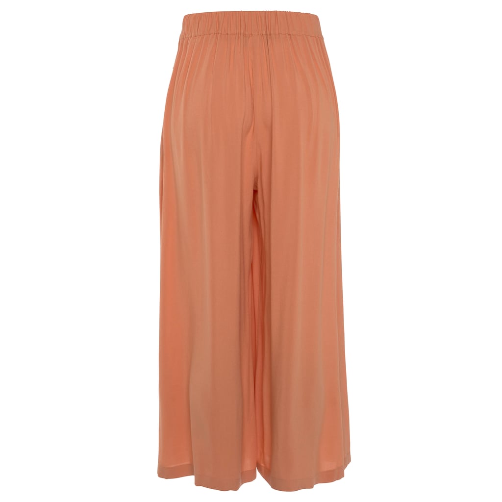 LASCANA Culotte, weite sommerliche Stoffhose mit Taschen