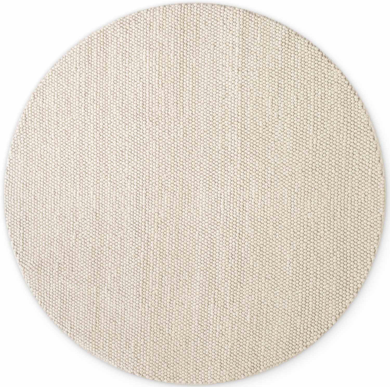 Ted Baker Wollteppich »Diana« rund 16 mm Höhe Wolle, Natur, Handgemacht, Wohnzimmer, Esszimmer, Schlafzimmer, Skandi