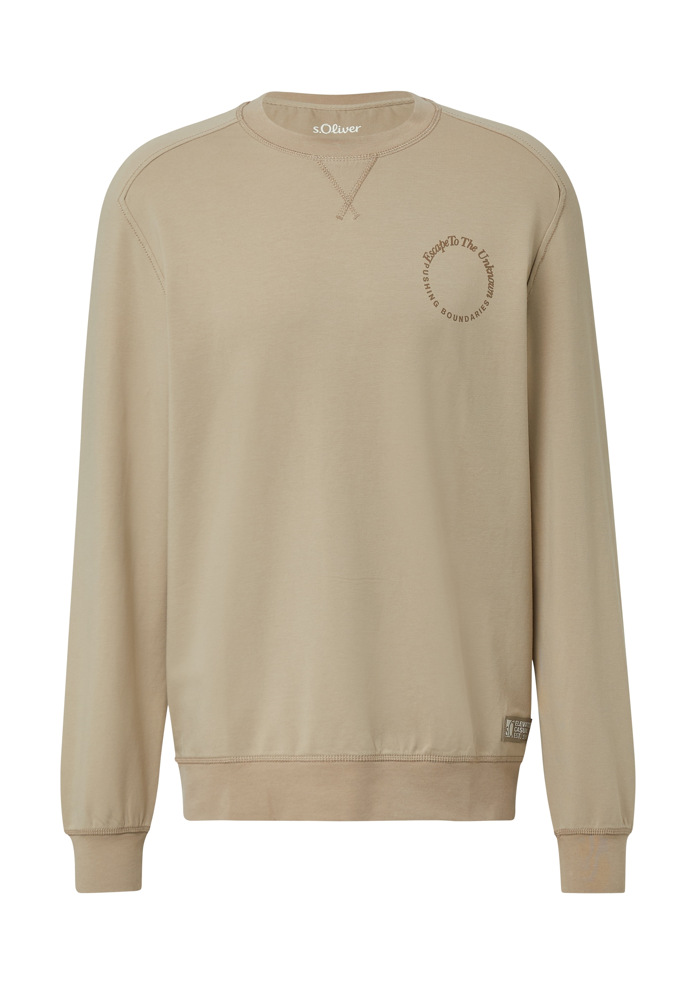 s.Oliver Sweatshirt, mit Schriftzug