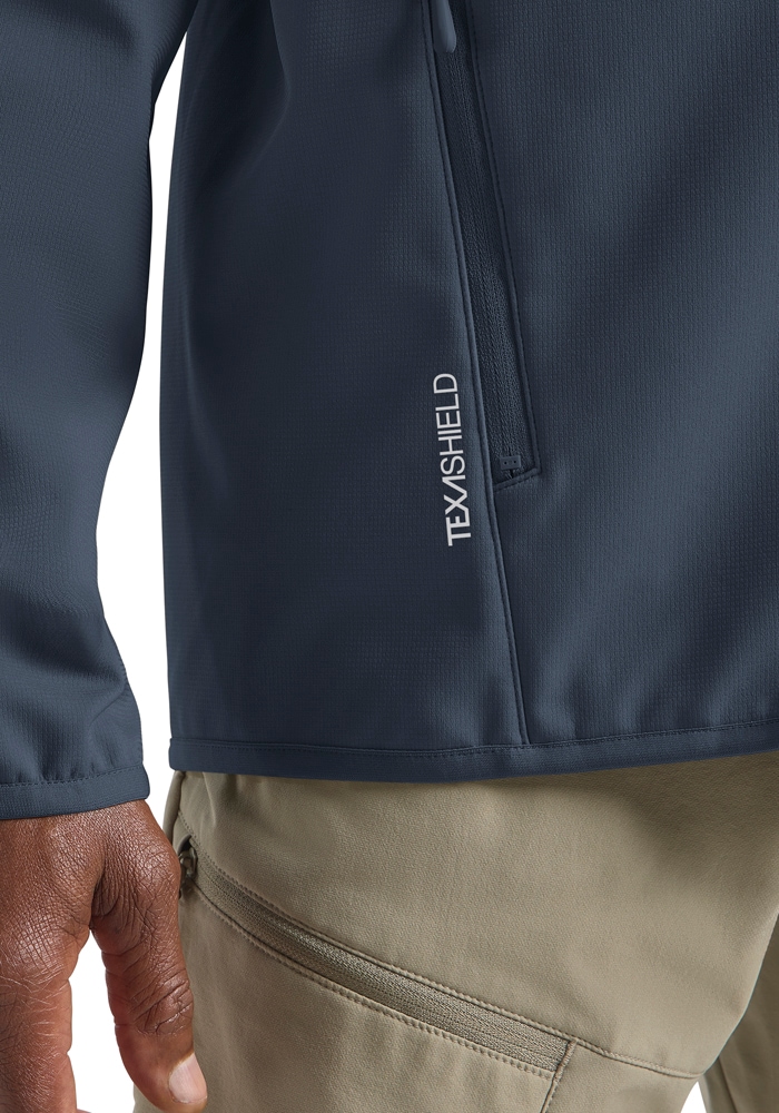Jack Wolfskin Softshelljacke »BORNBERG HOODY M« mit Kapuze mit Kapuze, winddicht, wasserabweisend, atmungsaktiv