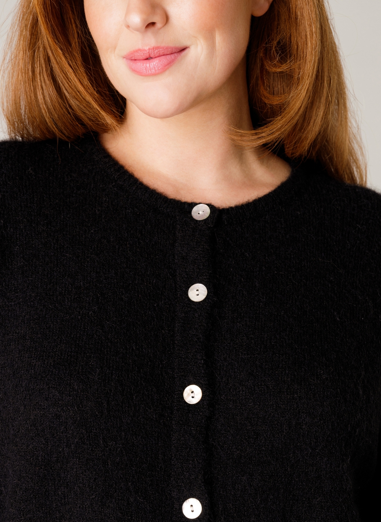 Base Level Curvy Cardigan »Yulia«, mit Wolle