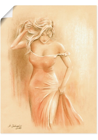 Wandbild »Kurviges Model«, Erotische Bilder, (1 St.)