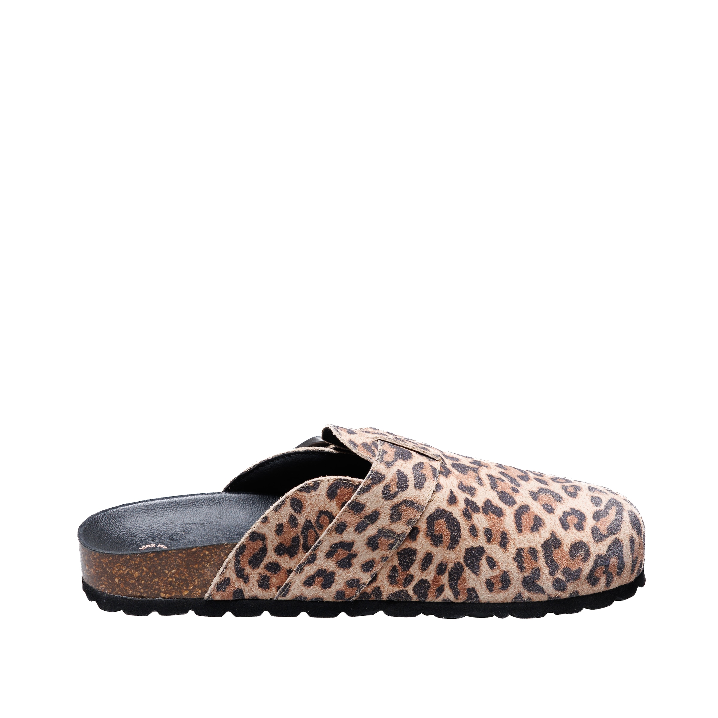 VERBENAS Clog  Hausschuh, Sommerschuh im Leo-Look