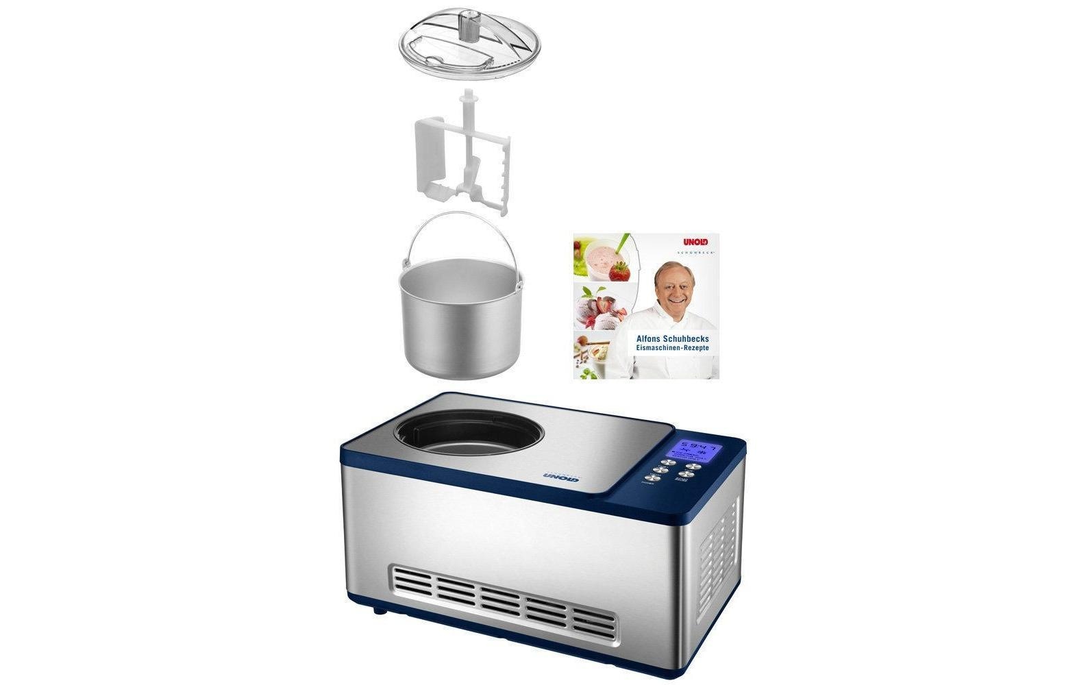 Unold Eismaschine »»Schuhbeck Exklusiv 1.5 l««, 0,8 l, 150 W, Geeignet für: Glace