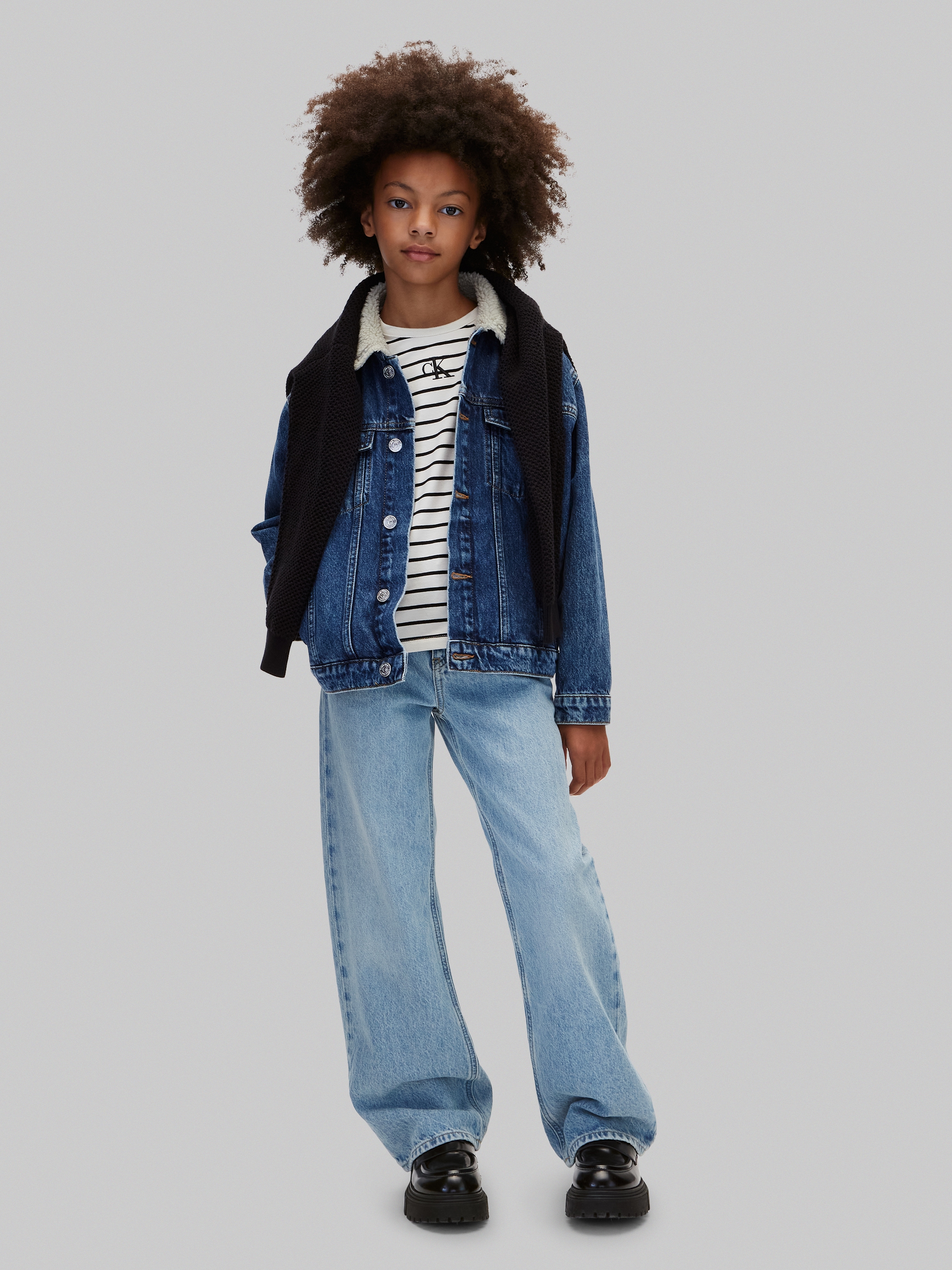 Calvin Klein Jeans T-shirt à manches longues »CK STRIPE LS T-SHIRT« Regular fit mit Streifenmuster