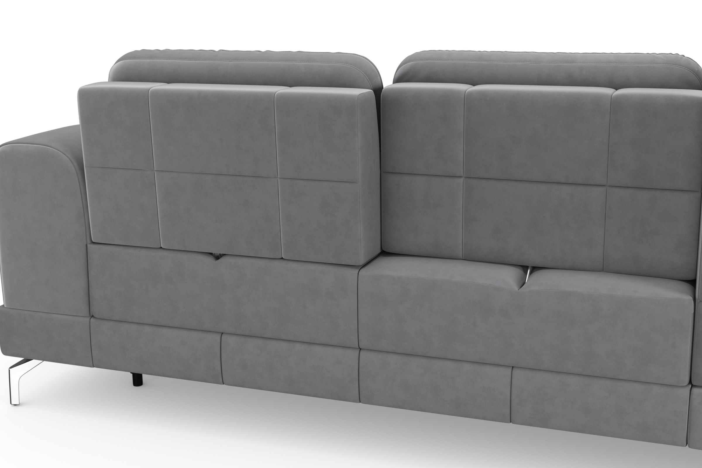 sit&more Ecksofa »Bendigo L-Form«, inklusive Sitztiefenverstellung, Bodenfreiheit 12 cm, in 2 Fussfarben