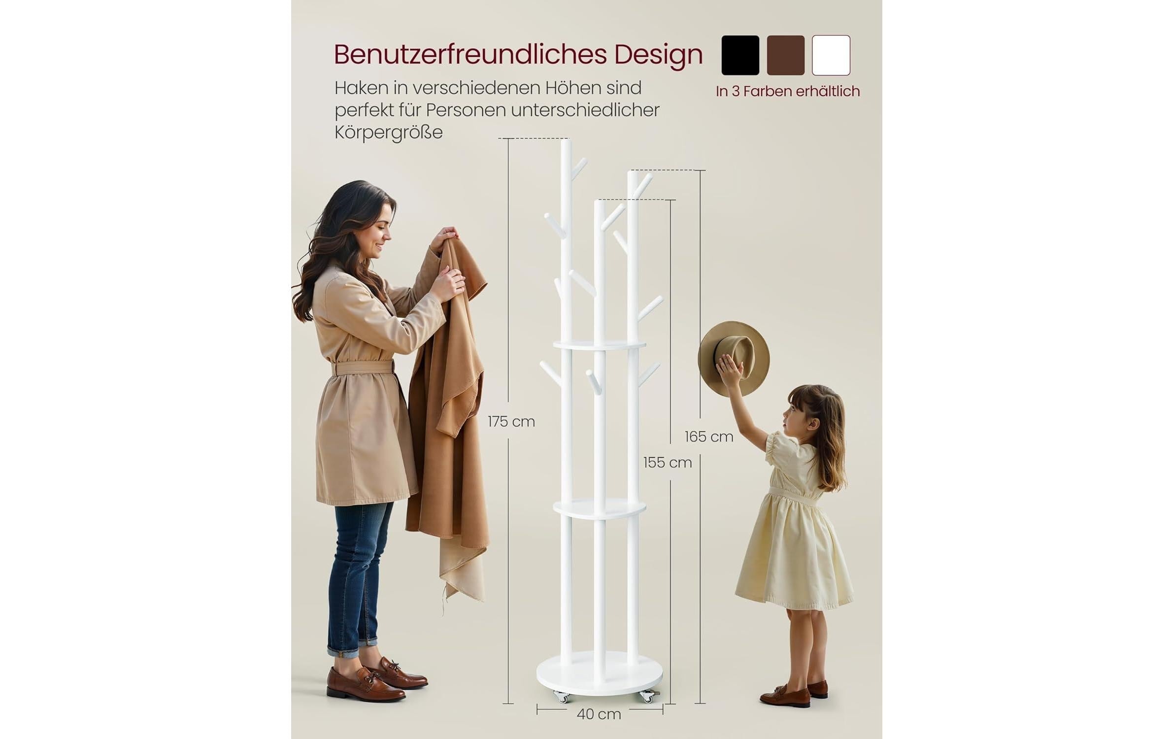 VASAGLE Garderobenständer