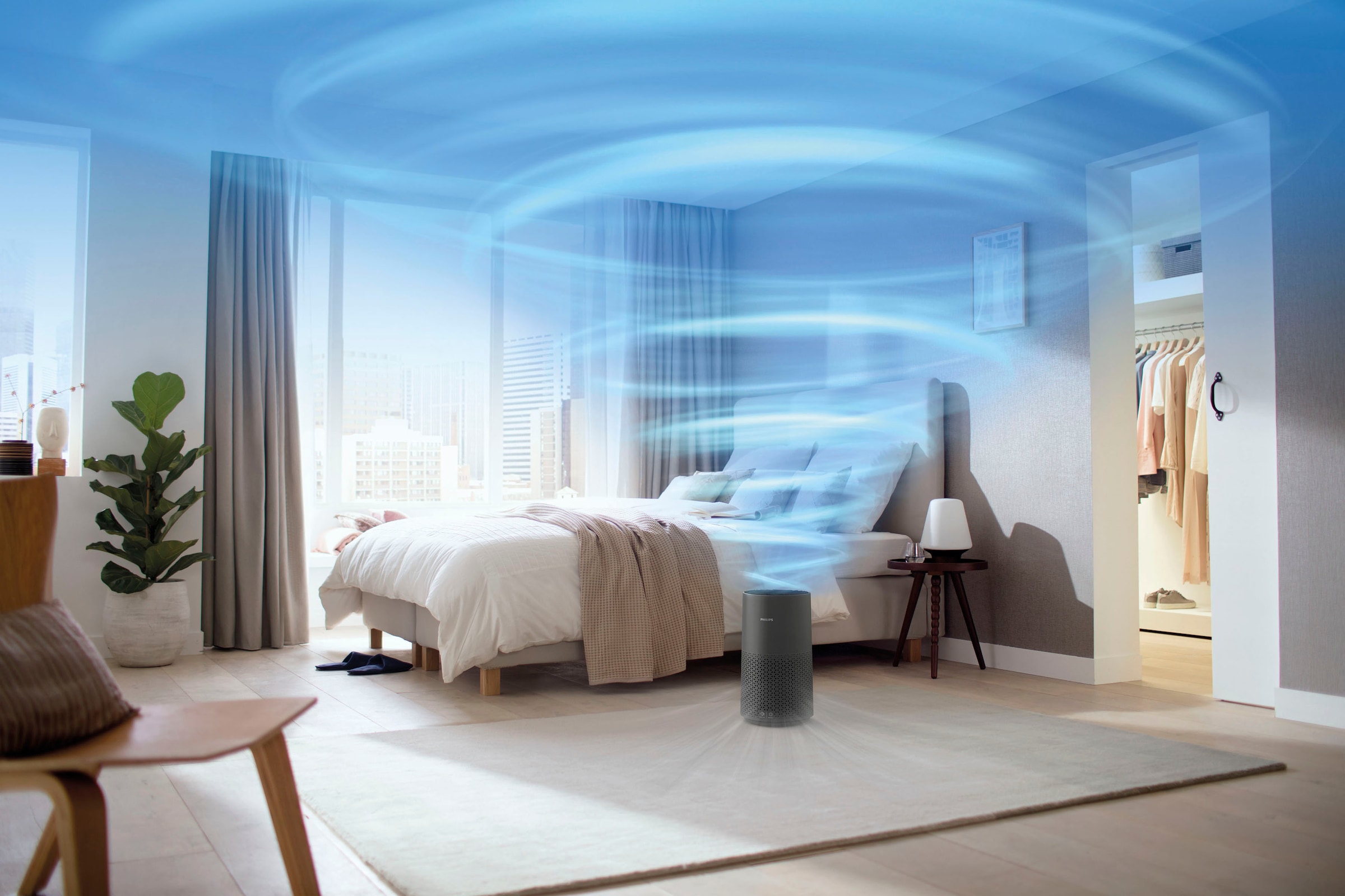 Philips Luftreiniger »AC1715/11 1000i Serie«, für 78 m² Räume, mit App-Anbindung und für Allergiker geeignet