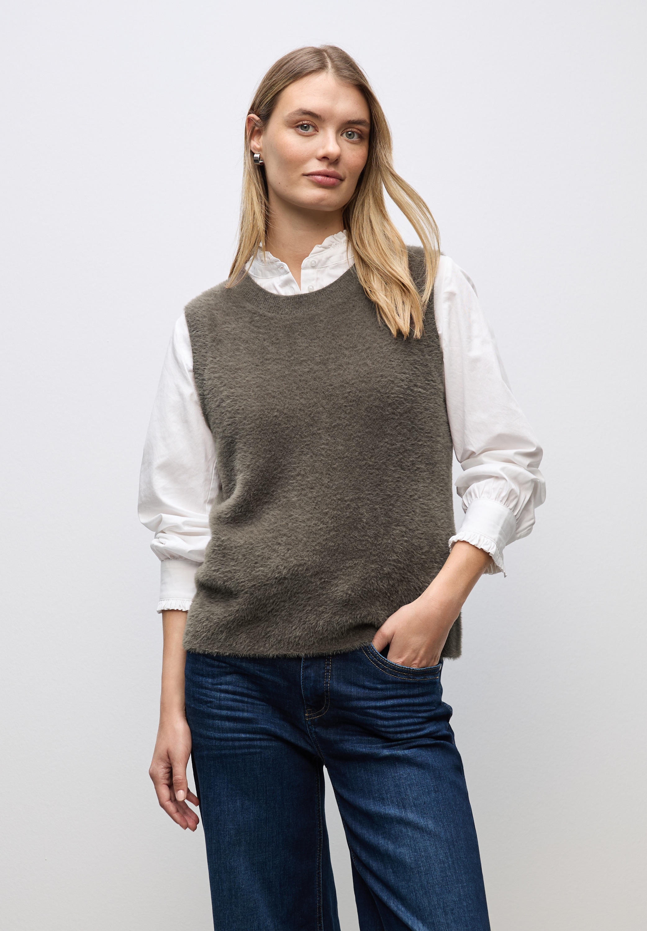 STREET ONE Pull-over aus kuschelig weicher Qualität, Regular Fit