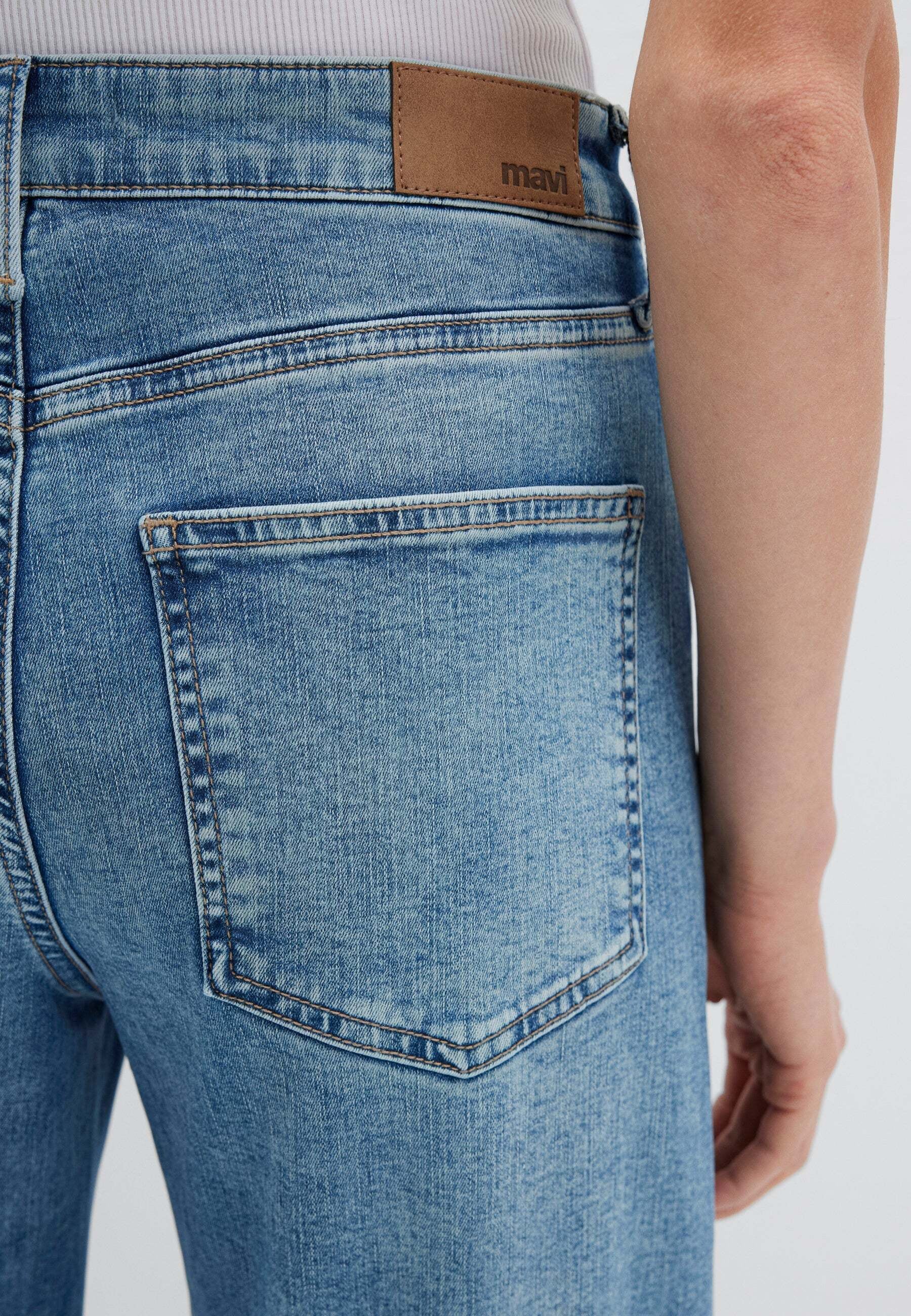 Mavi Boyfriend-Jeans »Mavi Jeans Leila With Cut«