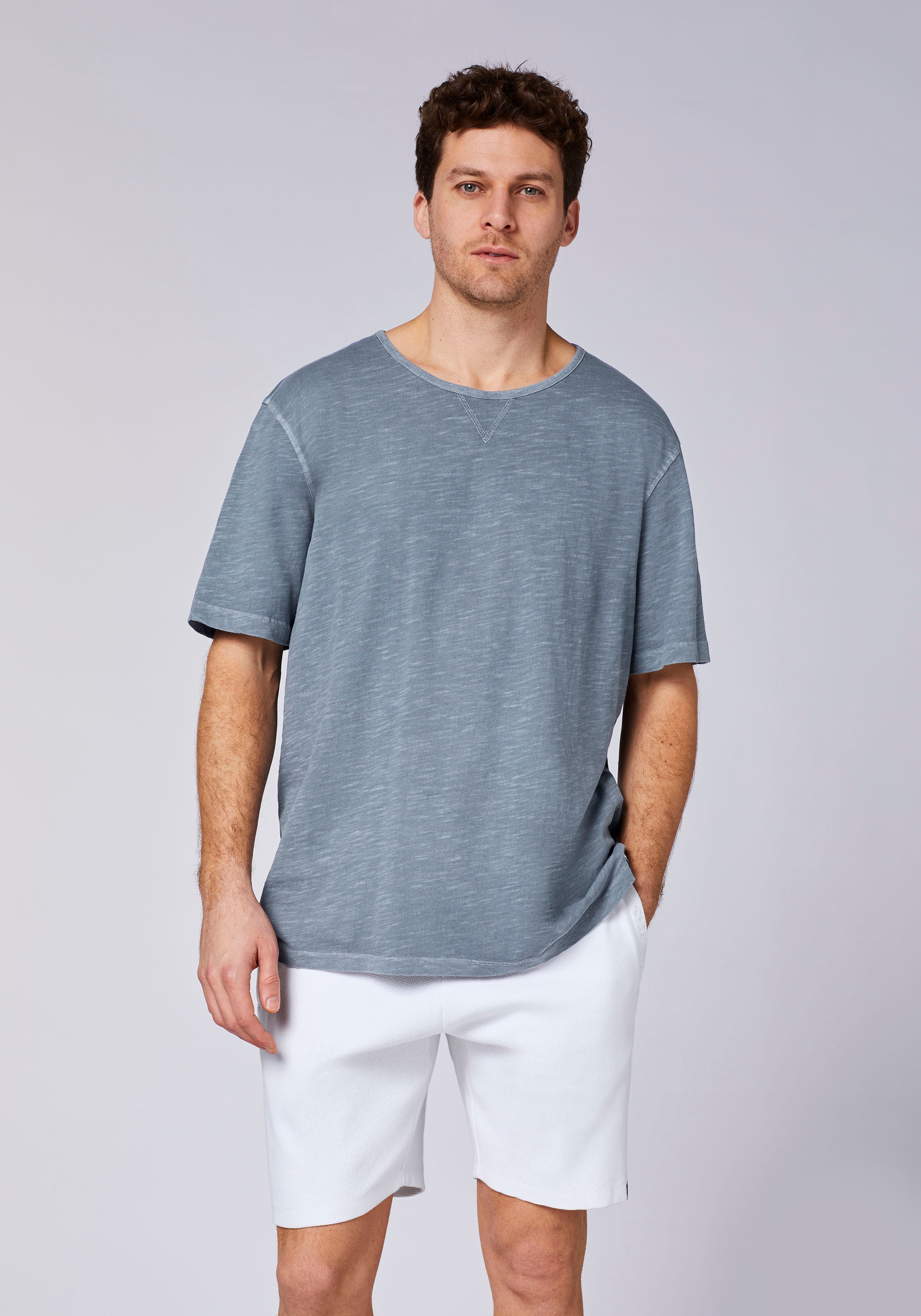 Image of Chiemsee Funktionsshirt "Regular Fit" Halbarm-Design, für vielseitige Aktivitäten, aus Baumwolle