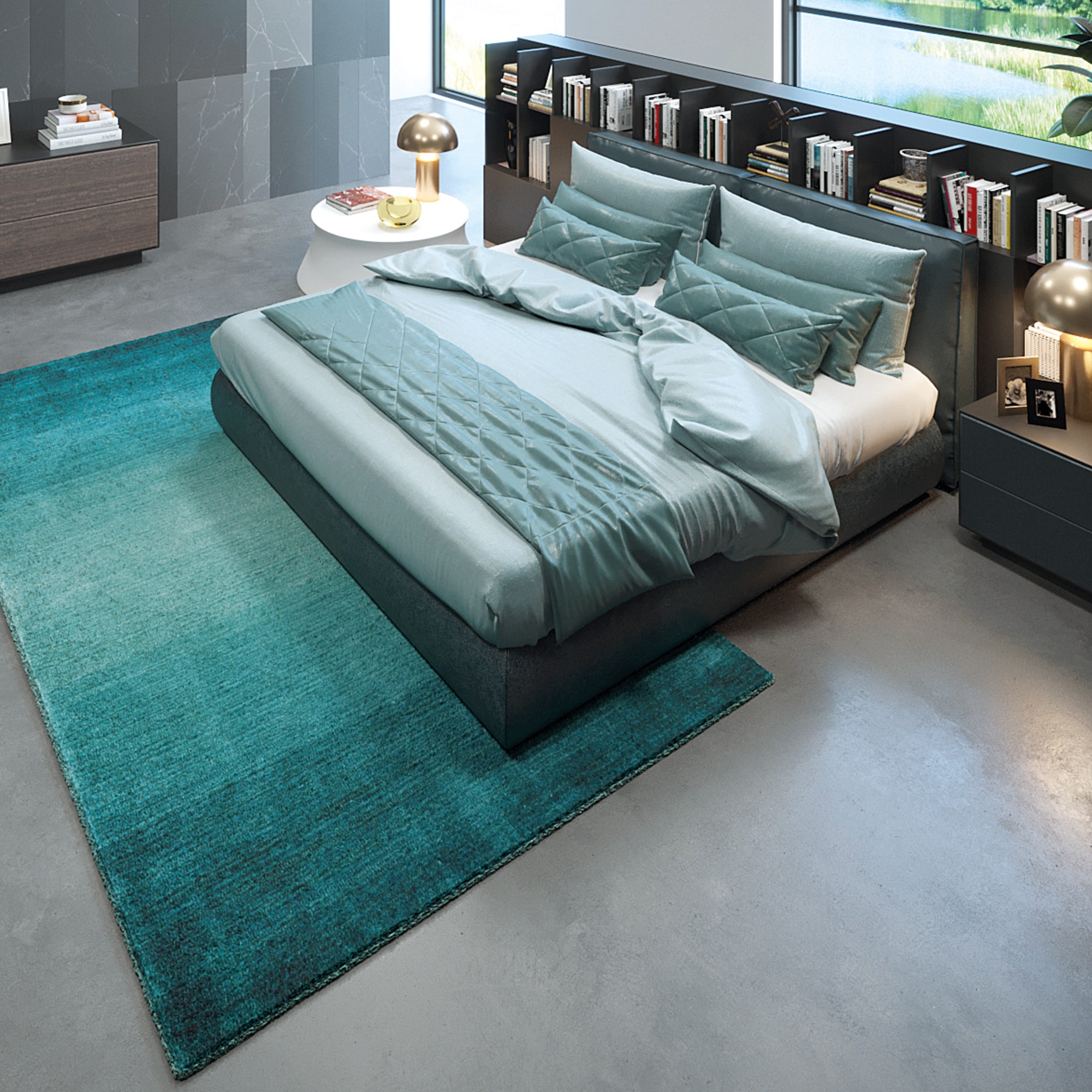 THEKO Wollteppich »Wool Comfort«, rechteckig, 14 mm Höhe, Handweb Teppich, reine Wolle, handgewebt, brilliante Farben, Scandi