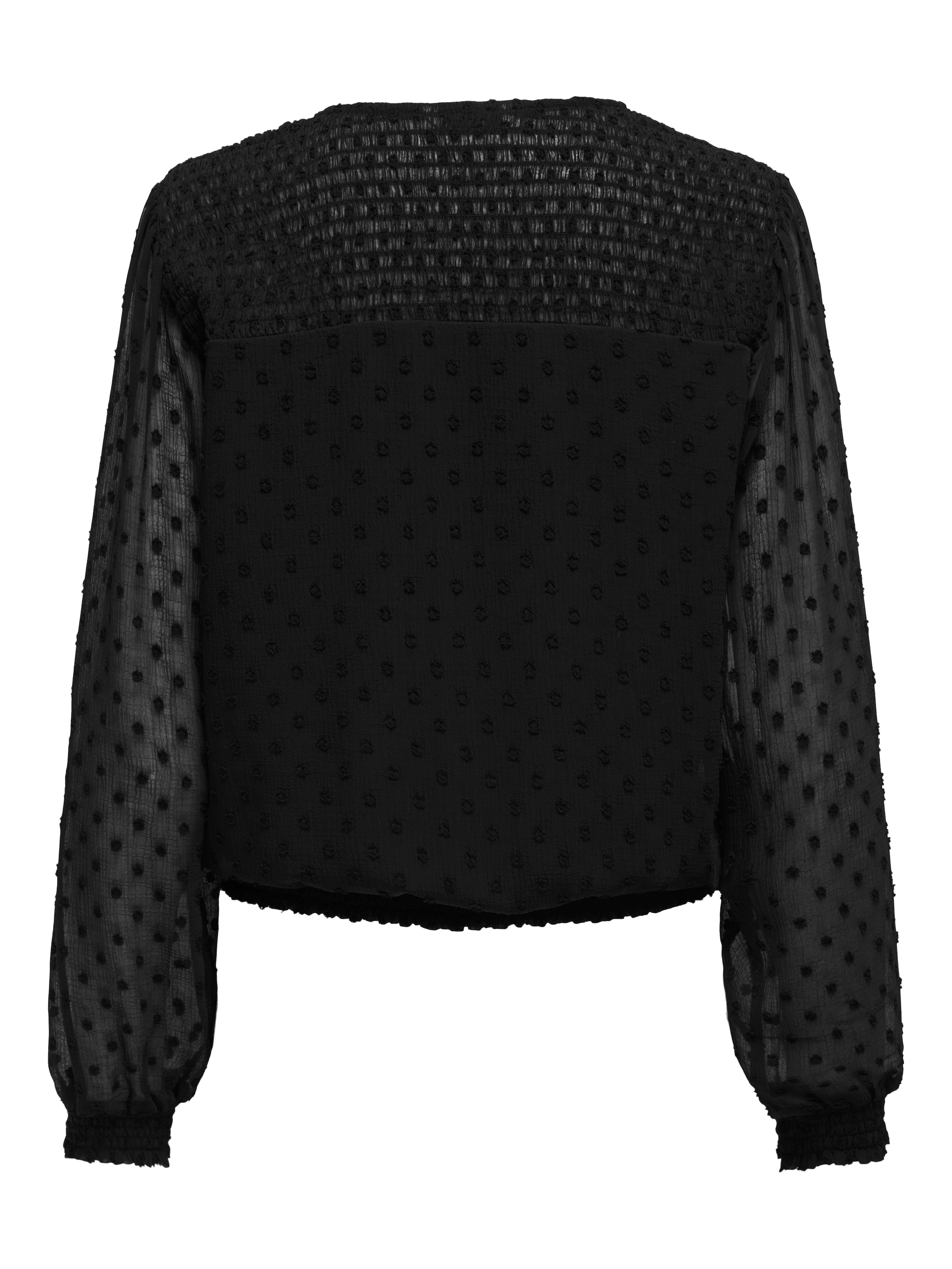 ONLY Blusenshirt »ONLELMIRA LIFE NEW DOBBY L/S TOP WVN«