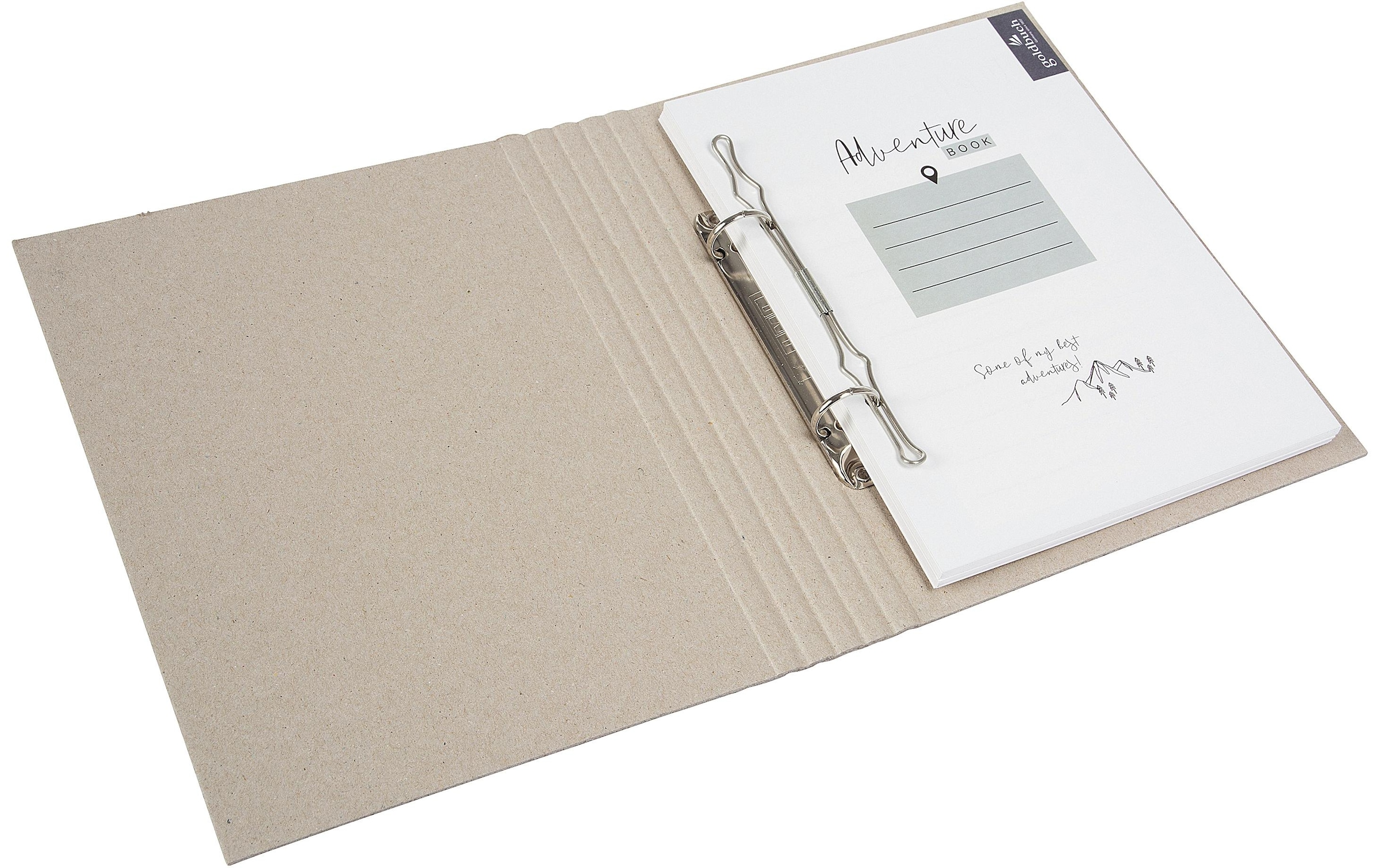 Goldfarbenbuch Notizbuch »Ringbuch Adventure Braun«