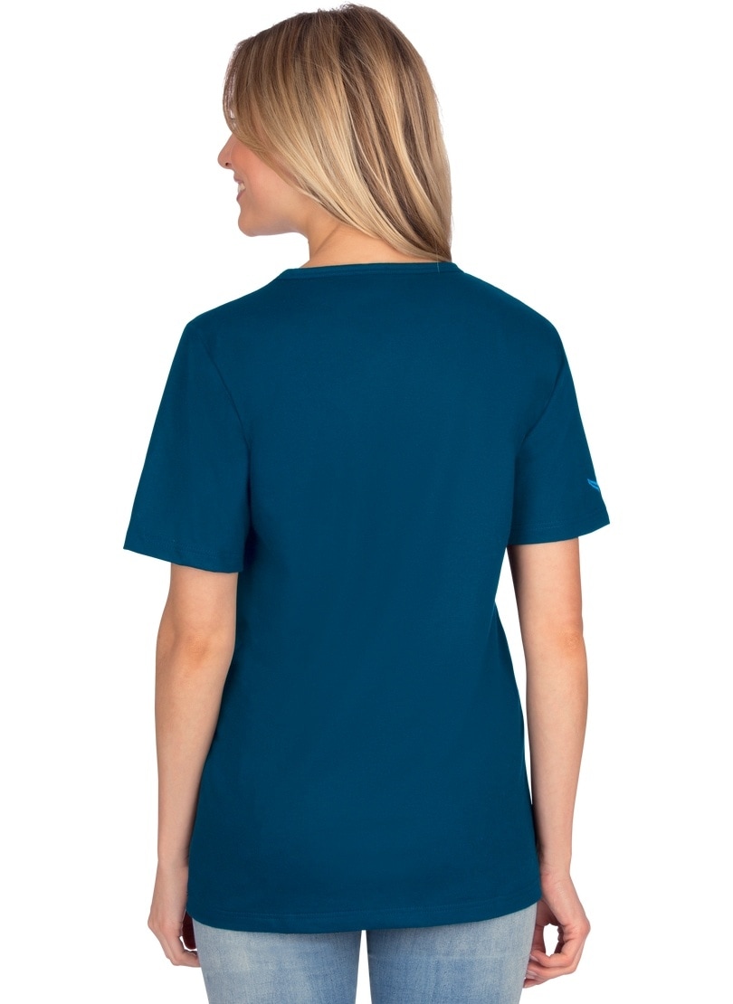 ♕ Trigema T-Shirt »TRIGEMA V-Shirt aus 100% Bio-Baumwolle (kbA)«  versandkostenfrei bestellen