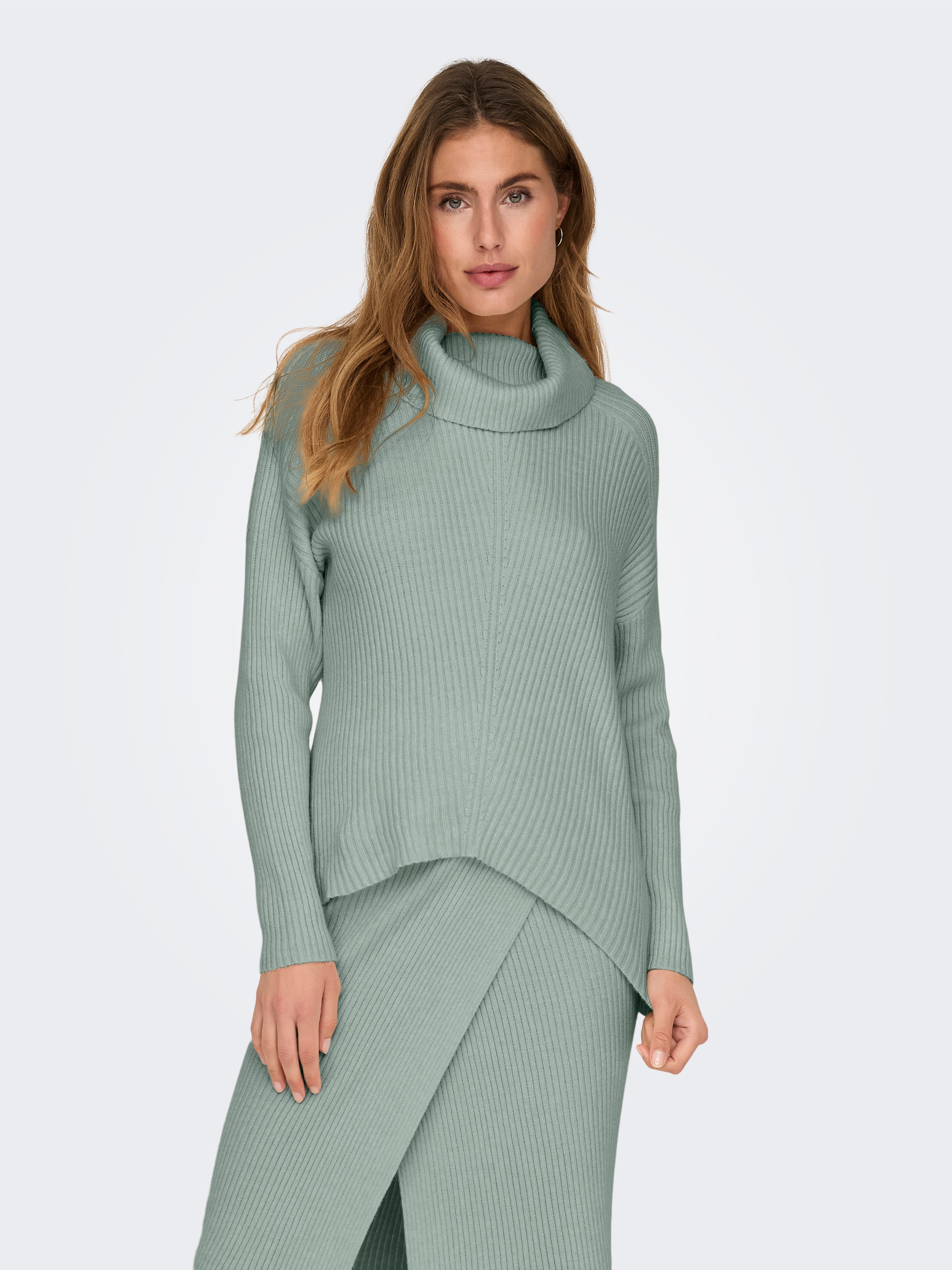 ONLY Rollkragenpullover »ONLKATIA LS SADDLE ROLL NECK CC KNT«