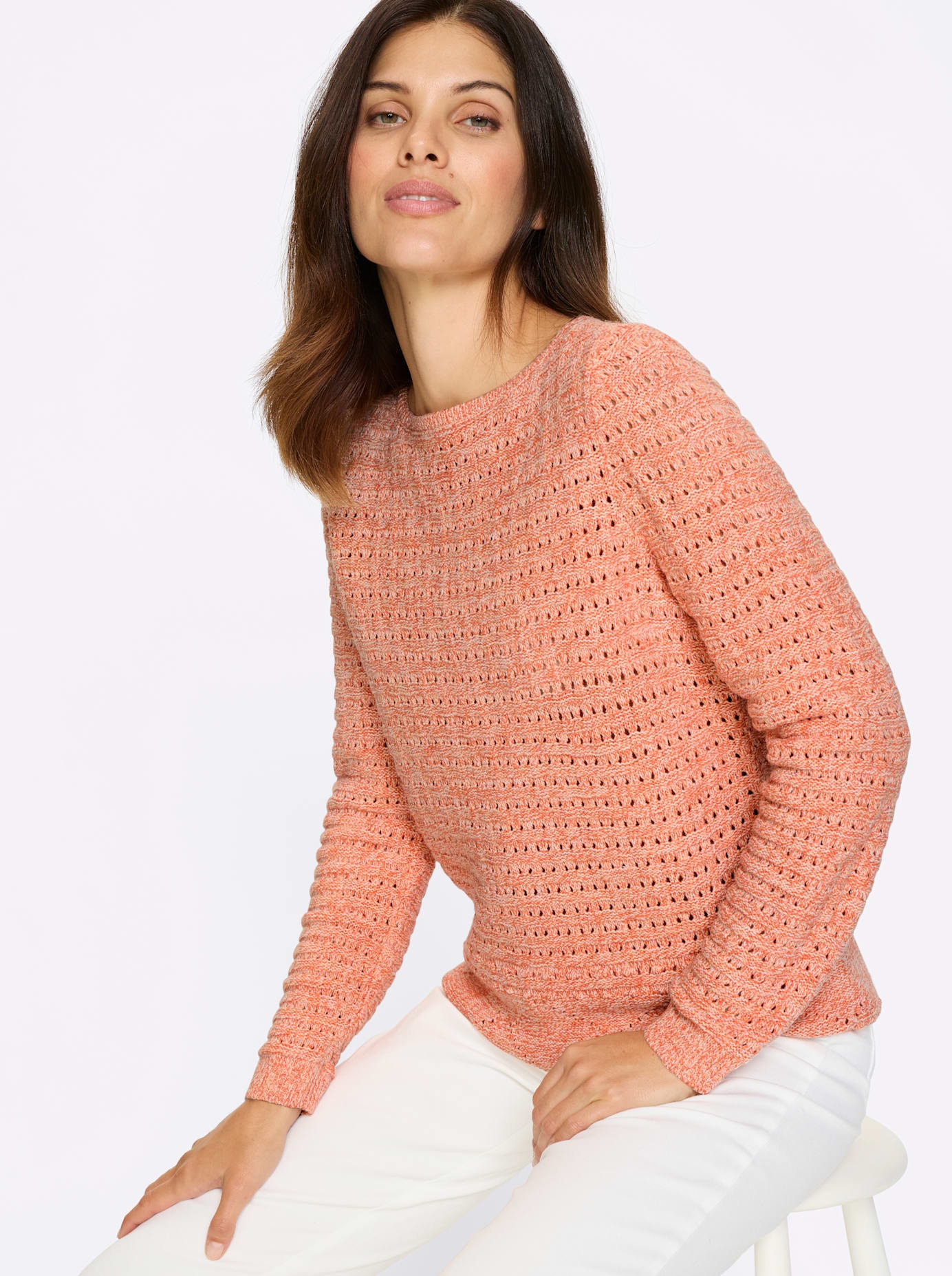 Classic Basics Pull en tricot »Ajour-Pullover«