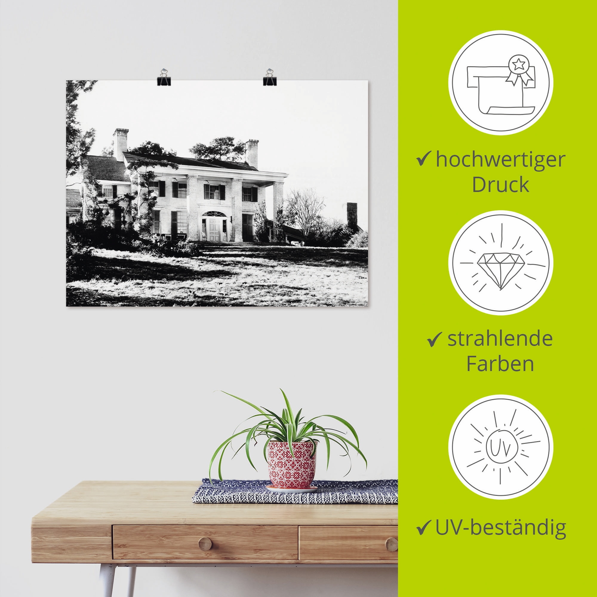 Artland Poster »Vom Winde verweht I« Film 1 Stk. tlg. ohne Rahmen