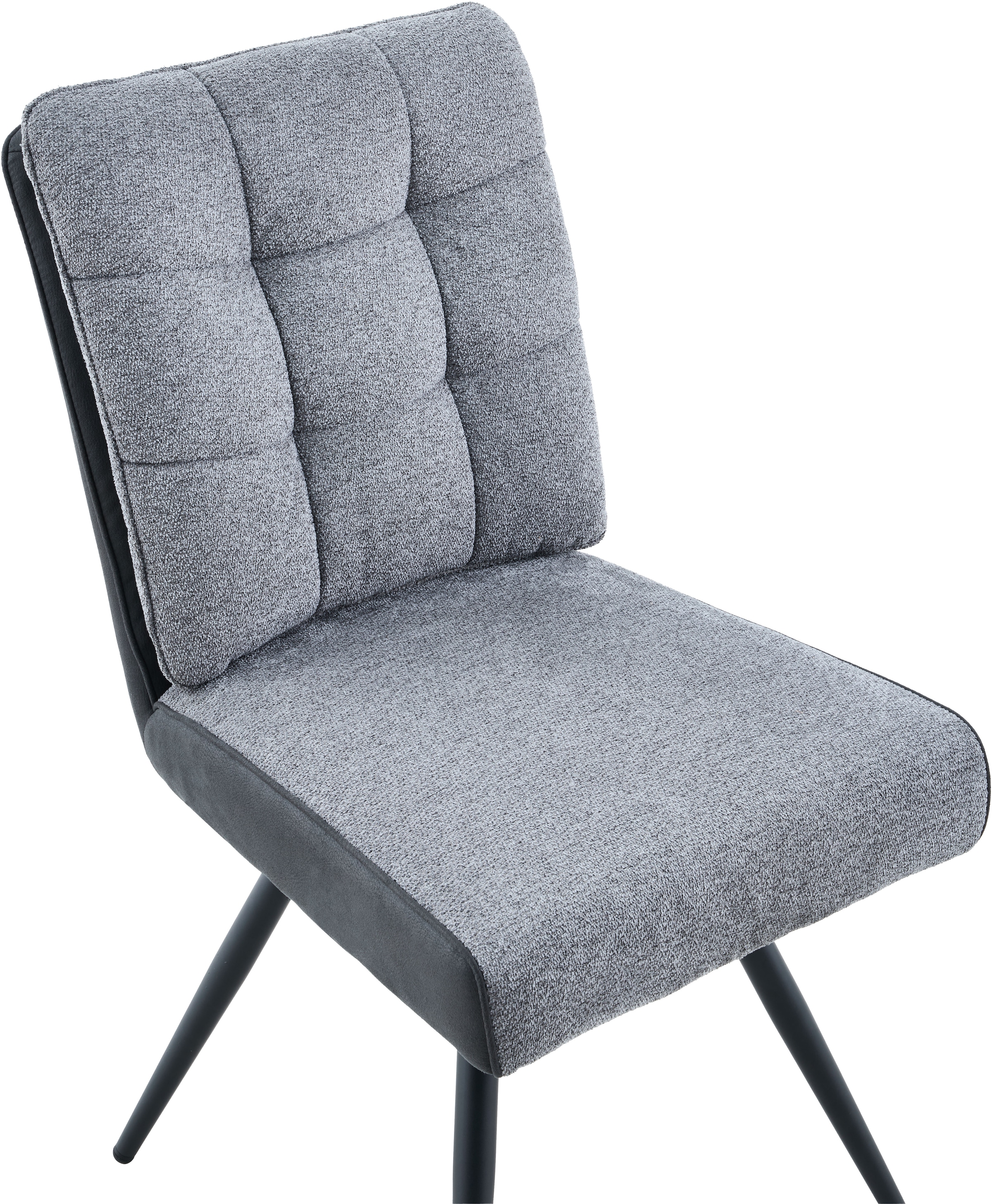 HELA 4-Fussstuhl »TOMAR« () 2 Stk.XL Sitzbreite, 360° drehbar, mit Federkorb, Materialkombi