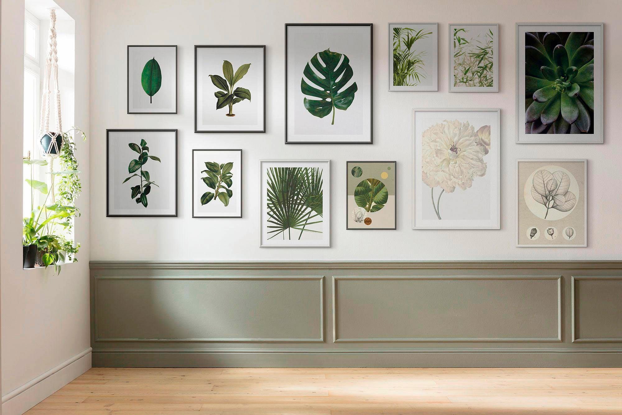 Komar Bild »Palmtree Leaves« Pflanzen 1 Stk. tlg. Wandbild zur Dekoration - ohne Rahmen