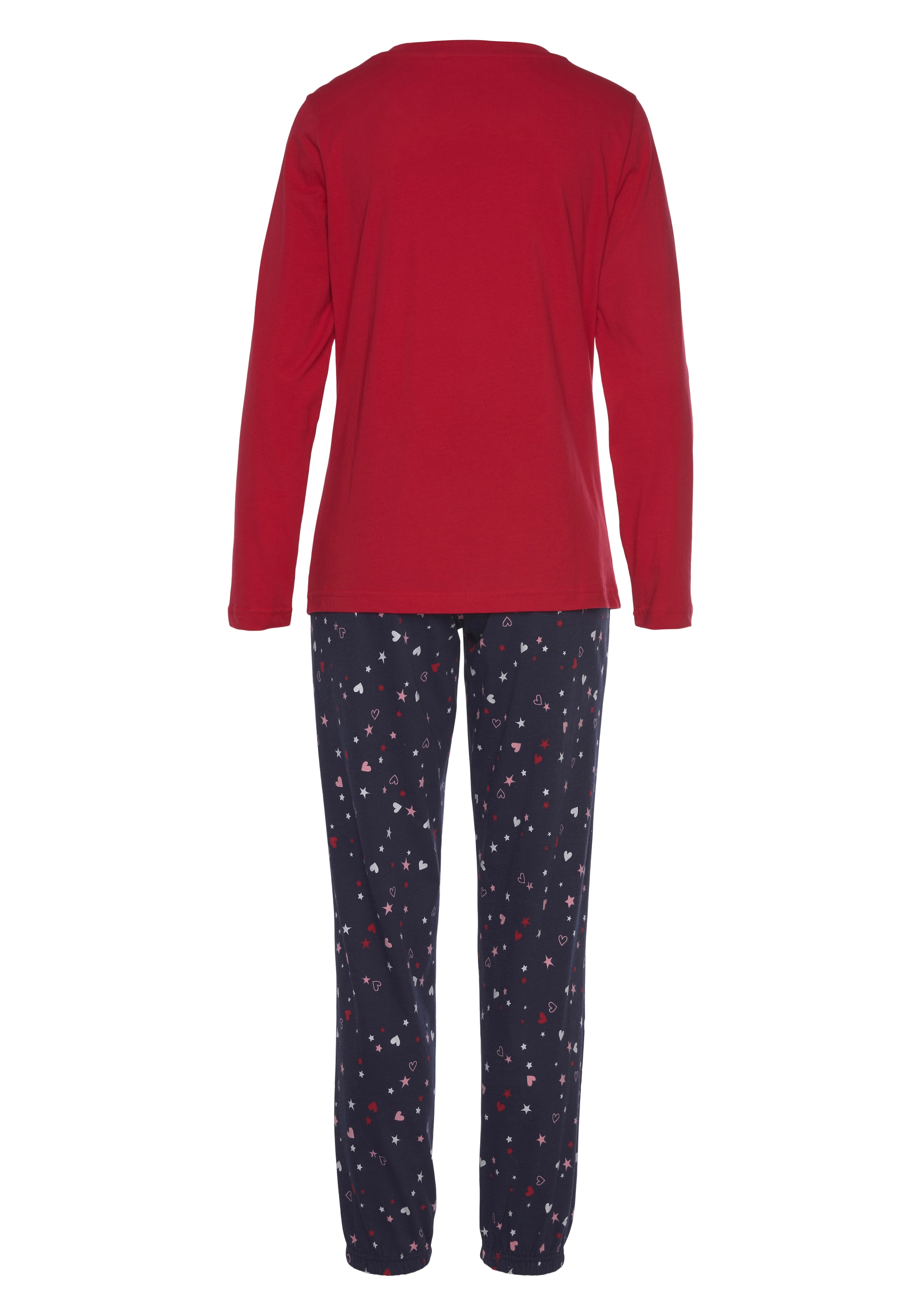 Vivance Dreams Pyjama 2 cuis tlg., mit niedlichem Herzen-Sterne-Druck