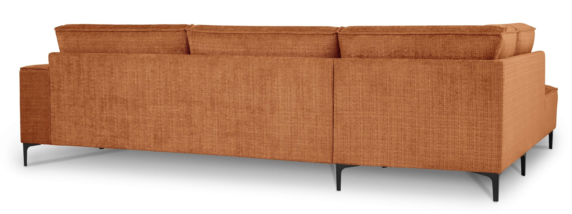 GOODproduct Ecksofa »OLAND Chenille L-Form, B: 289 cm, Skandi-Design« Struktur, Flachgewebe, Luxus-Microfaser, Boucle