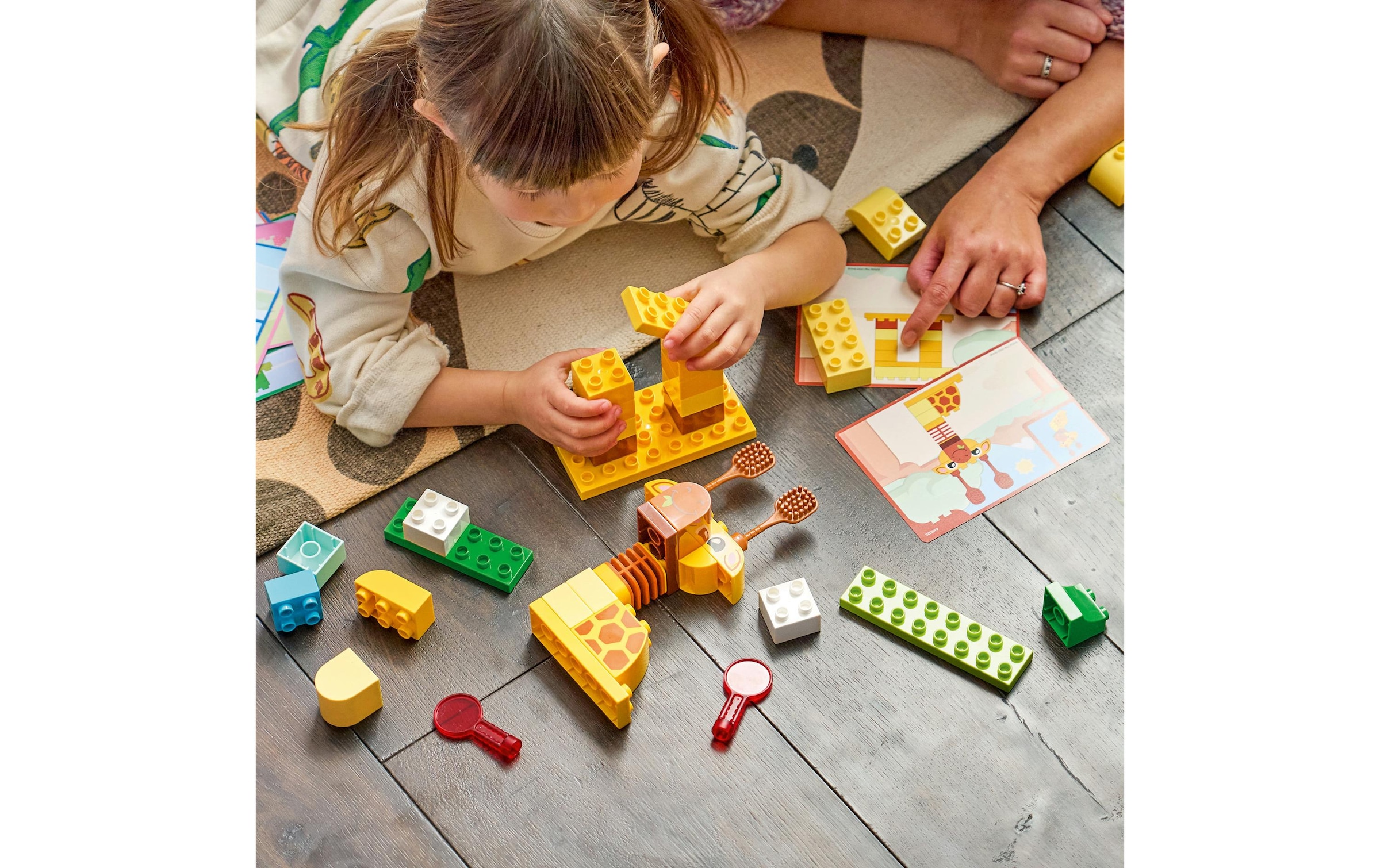 LEGO® Konstruktionsspielsteine »Wir Bauen Tiere (10472), LEGO DUPLO Town« Made in Europe