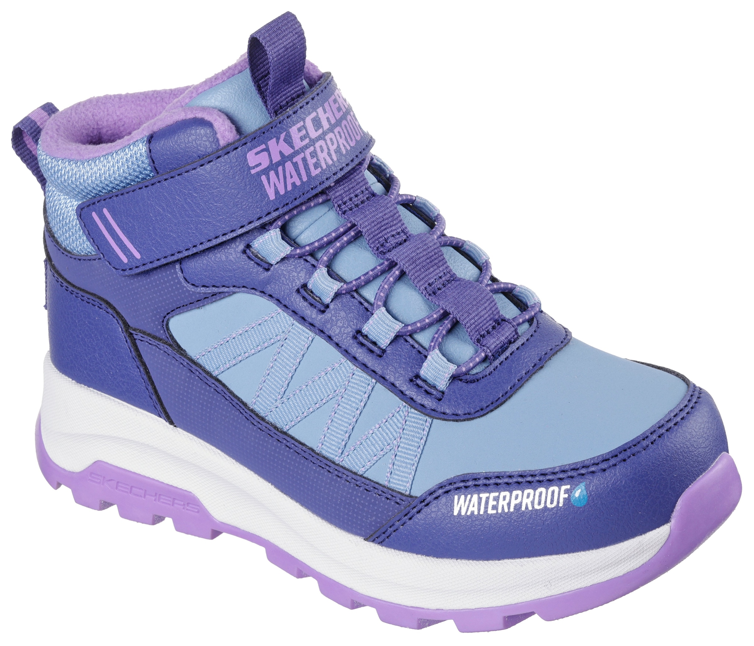 Skechers Klettstiefel »STORM BLAZER«  Winterboots, wasserabweisend, Grössenschablone zum Download