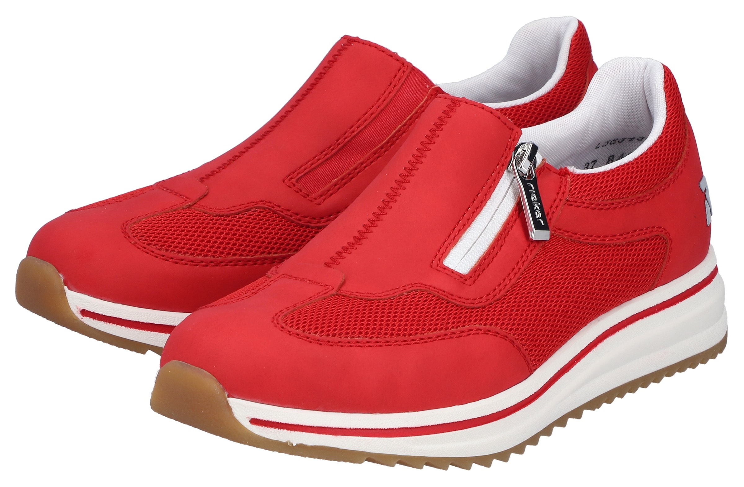 Rieker Slipper  Sneaker à enfiler, chaussure basse, chaussure décontractée avec fermeture éclair