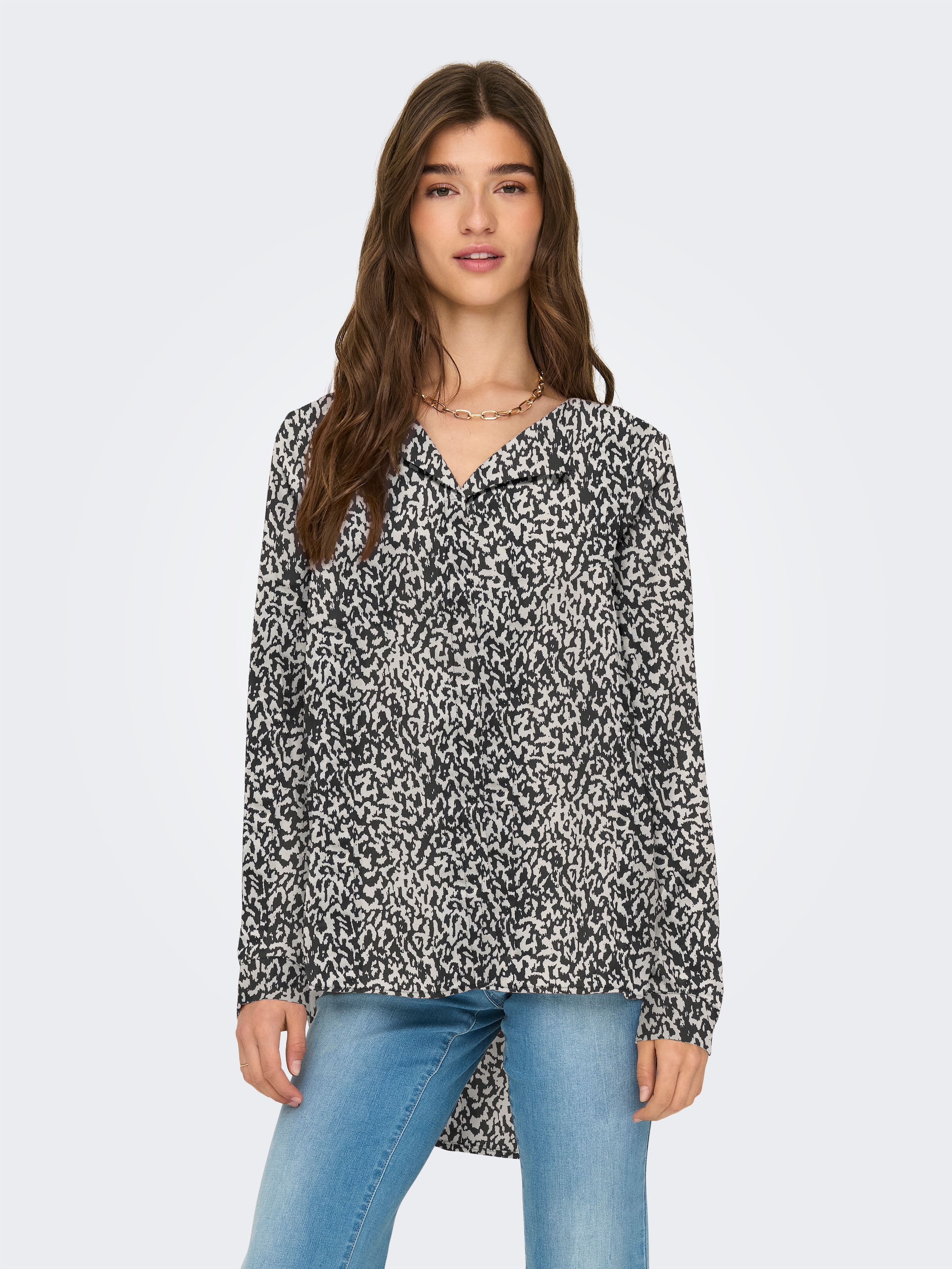 Image of ONLY Shirtbluse "ONLTIANA LIFE L/S LOOSE SHIRT NOOS PTM"