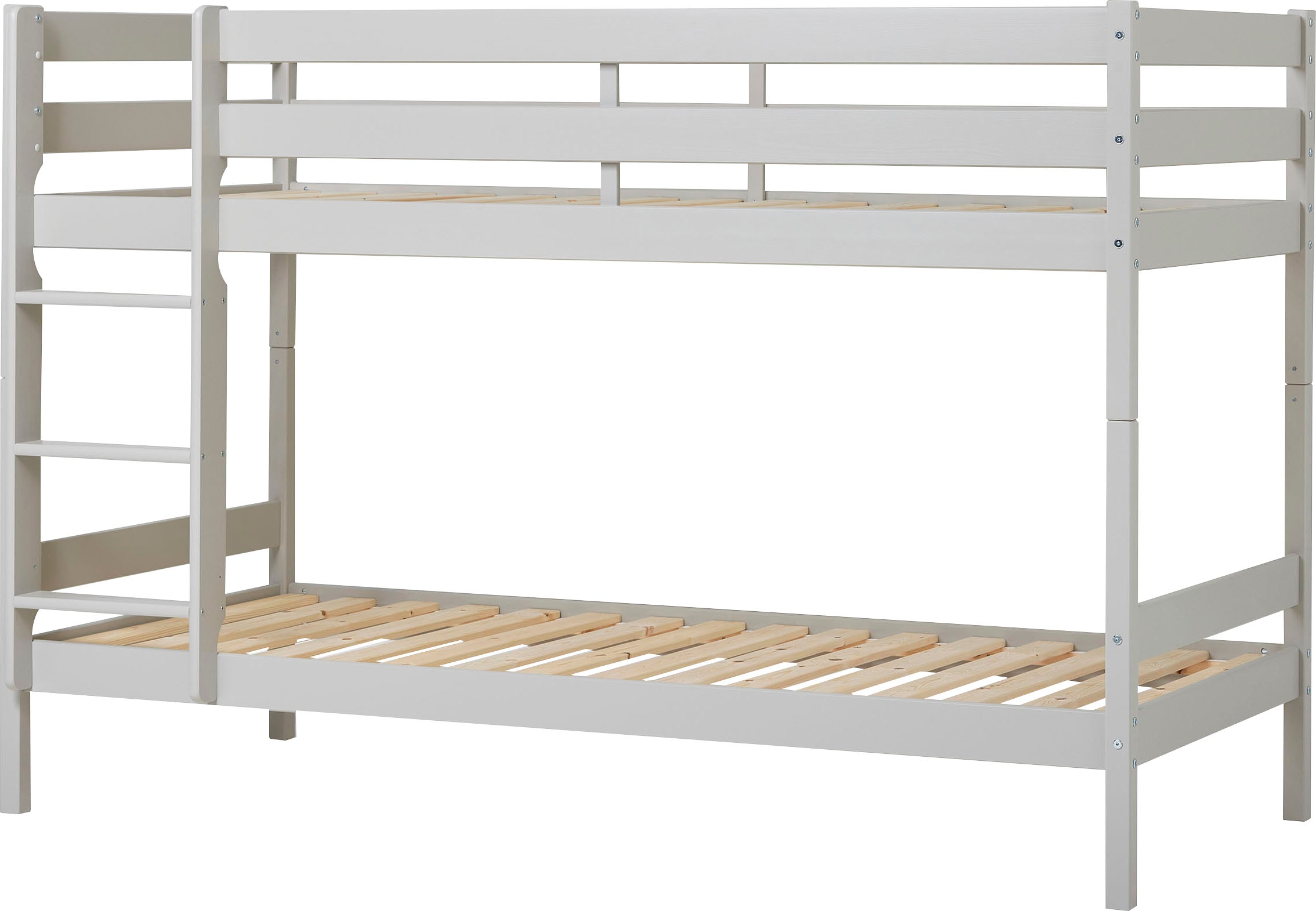 Hoppekids Etagenbett »ECO Comfort Kinderbett 90x200 oder 70x160 aus Massivholz in 4 Farben«, TÜV, FSC und Nordisches Umweltzeichen – wahlweise mit Matratzen