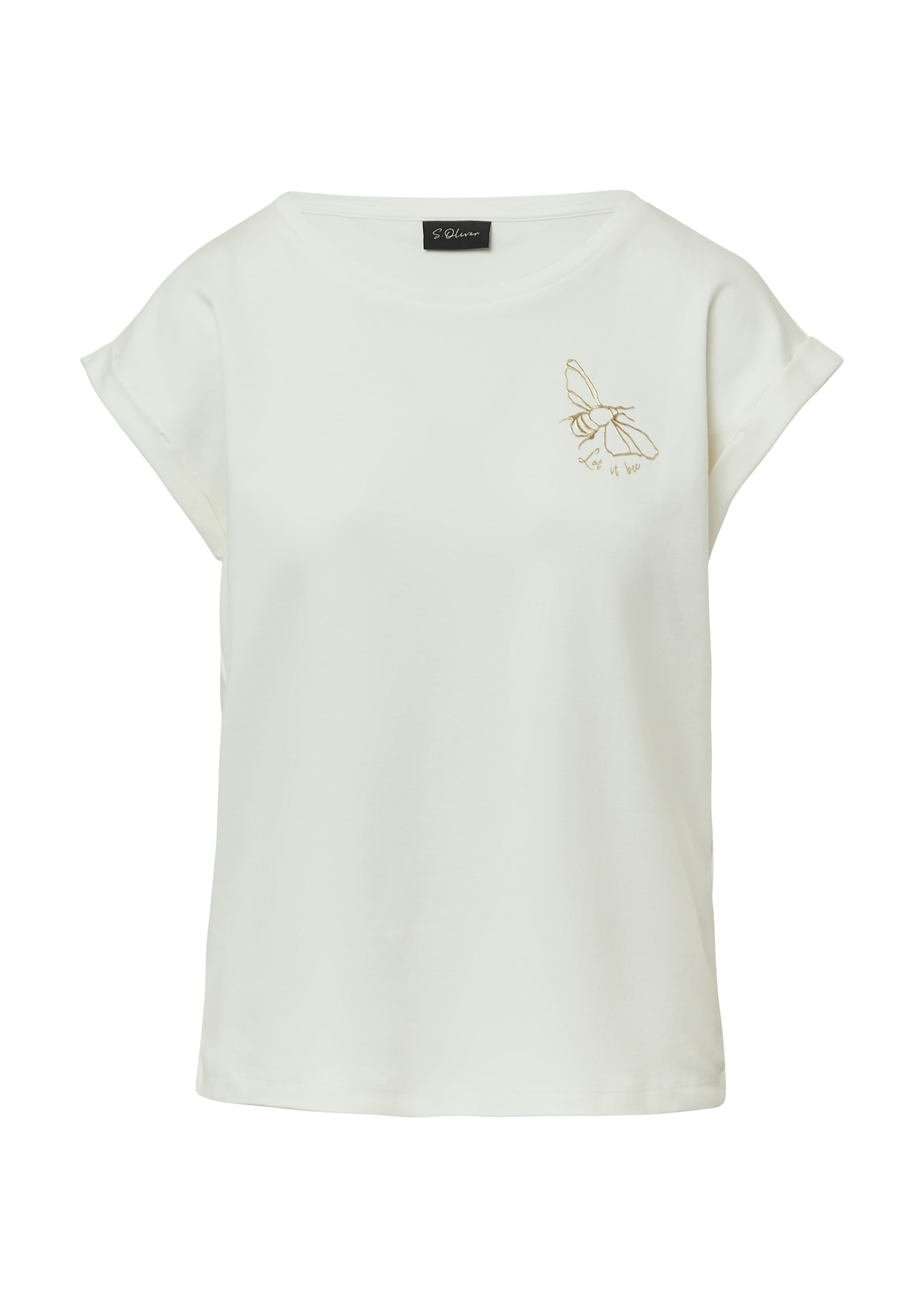 s.Oliver BLACK LABEL T-shirt avec imprimé motif