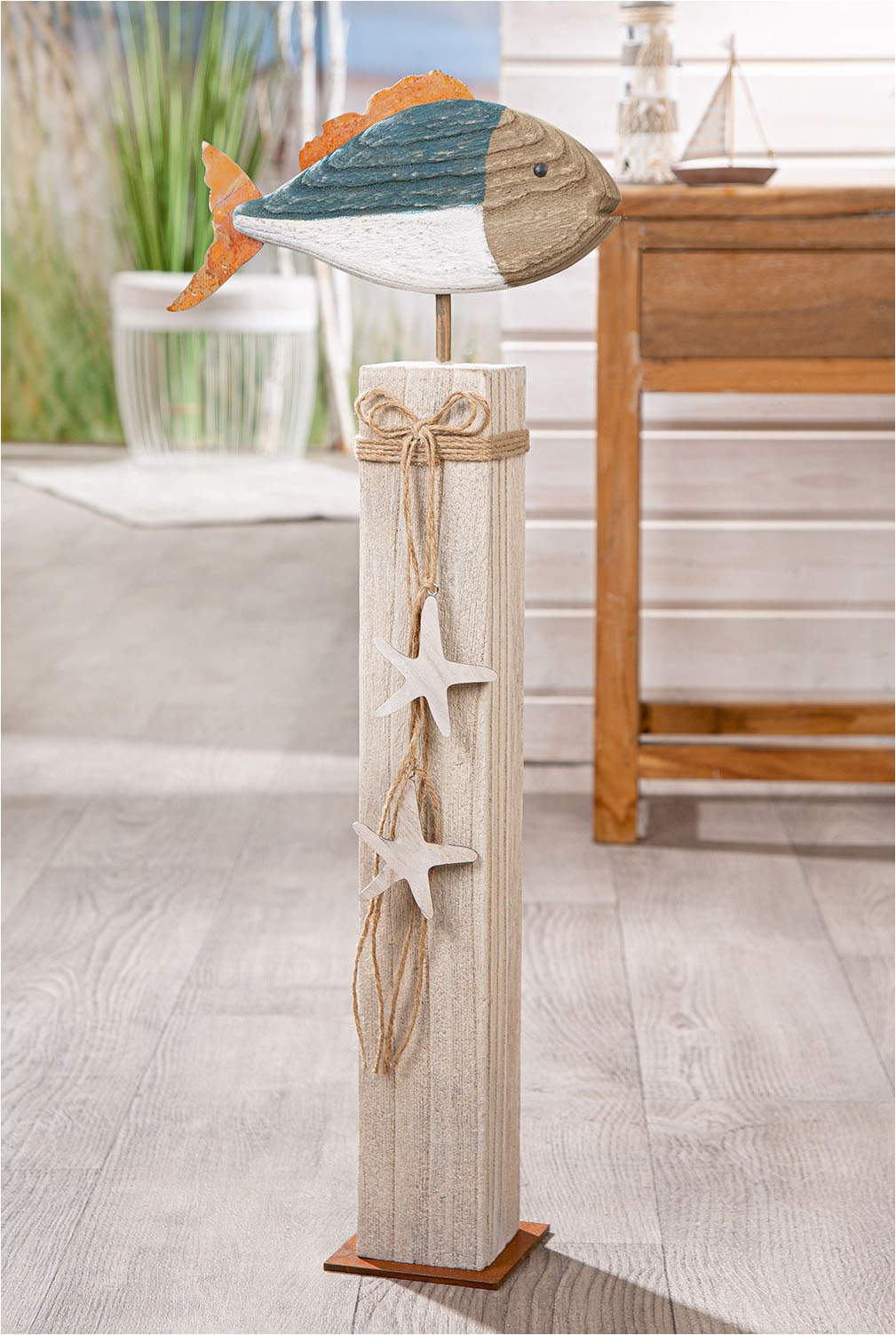 GILDE Skulptur »Dekoobjekt Fisch Neon«