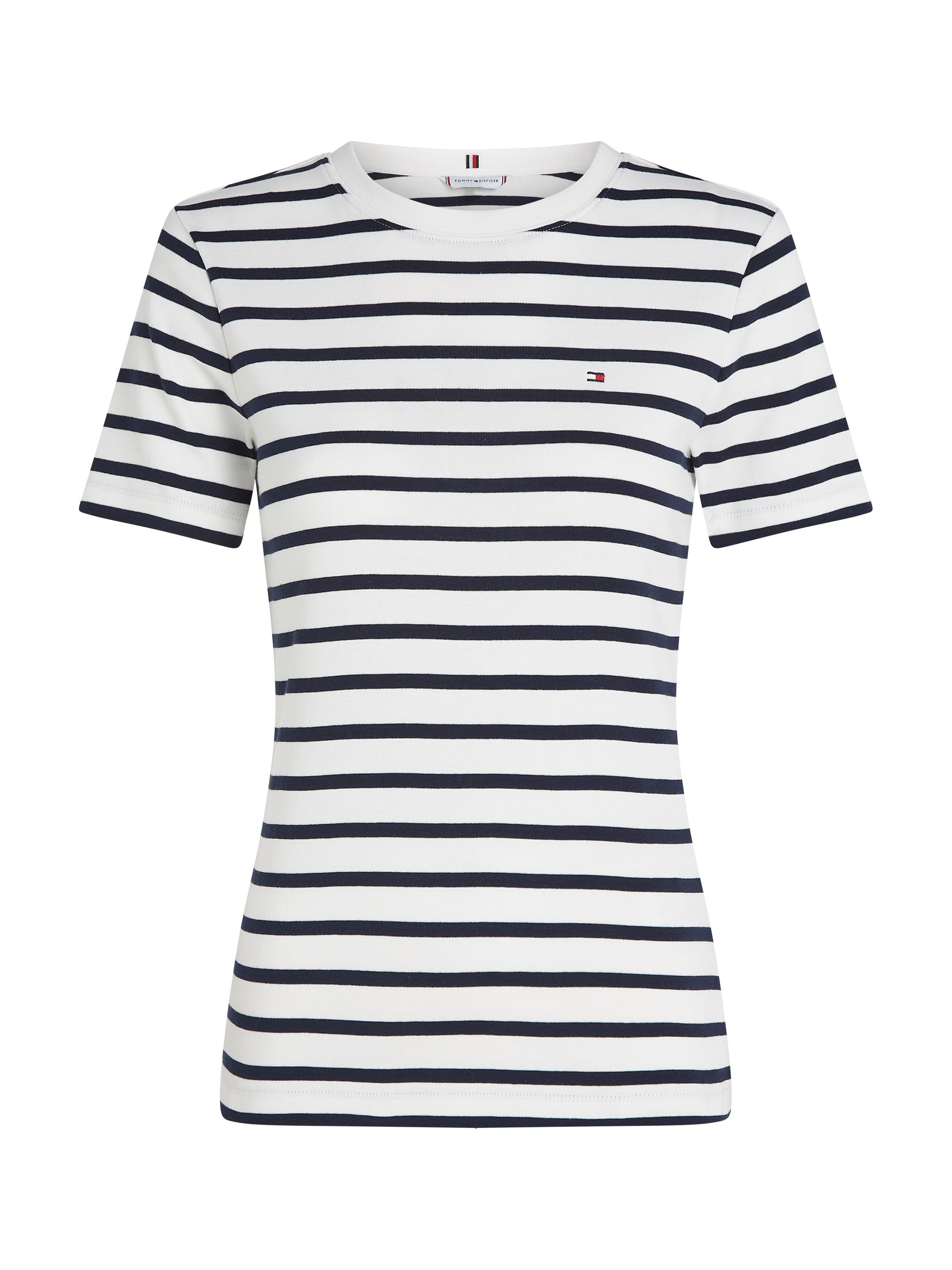 Tommy Hilfiger T-Shirt »SLIM CODY C-NK SS«, mit Logostickerei