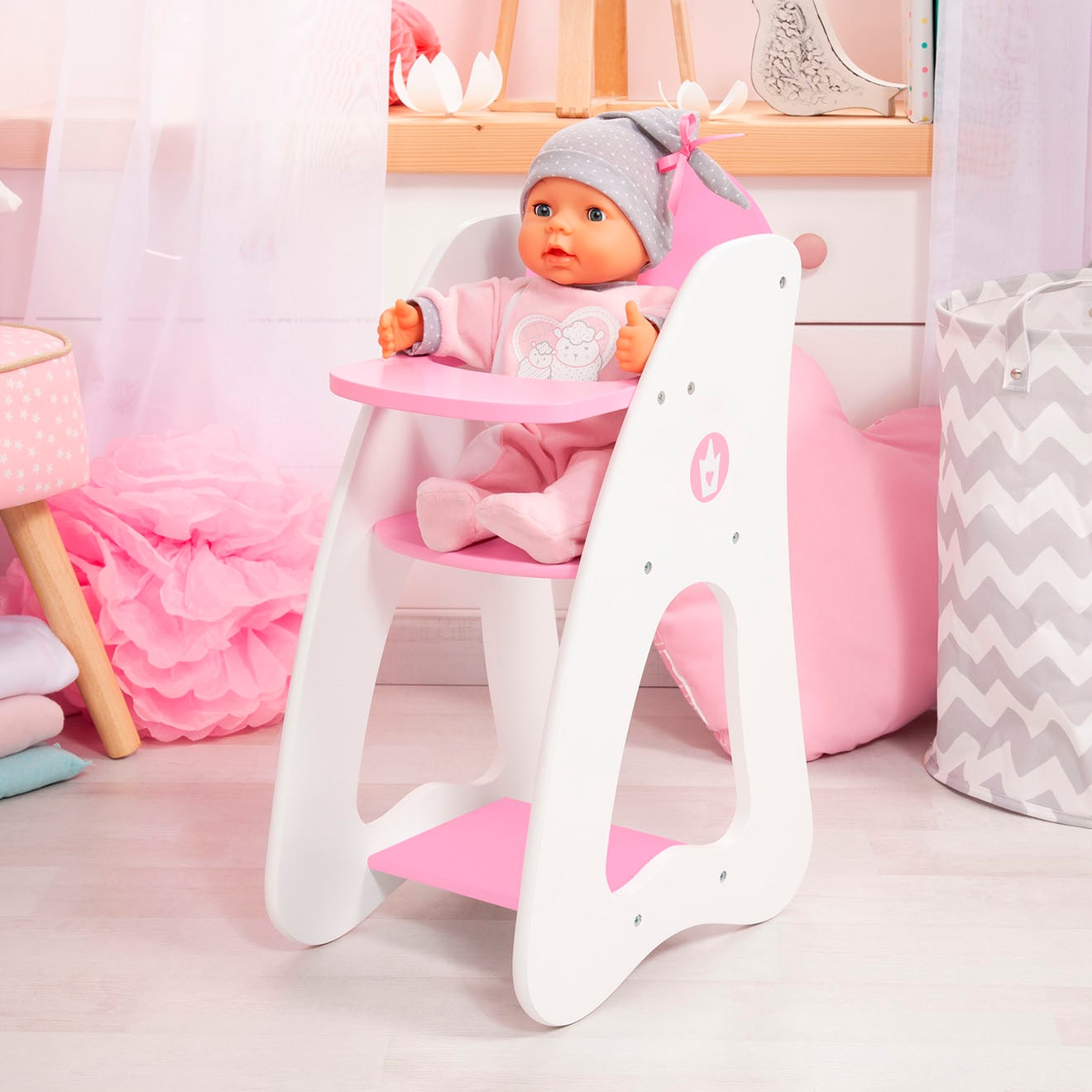 Bayer Chaise haute de poupée »Princess World«