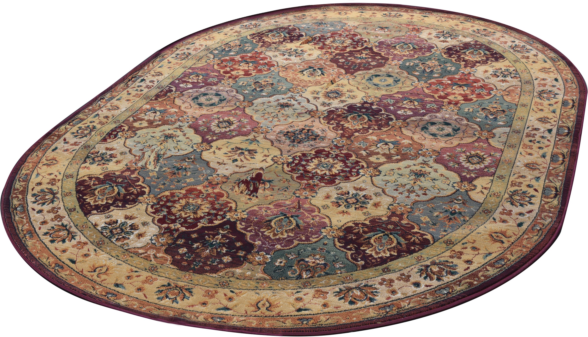 Image of THEKO Teppich »Moritz«, oval, 10 mm Höhe, Orient-Optik, ideal im Wohnzimmer & Schlafzimmer bei Ackermann Versand Schweiz
