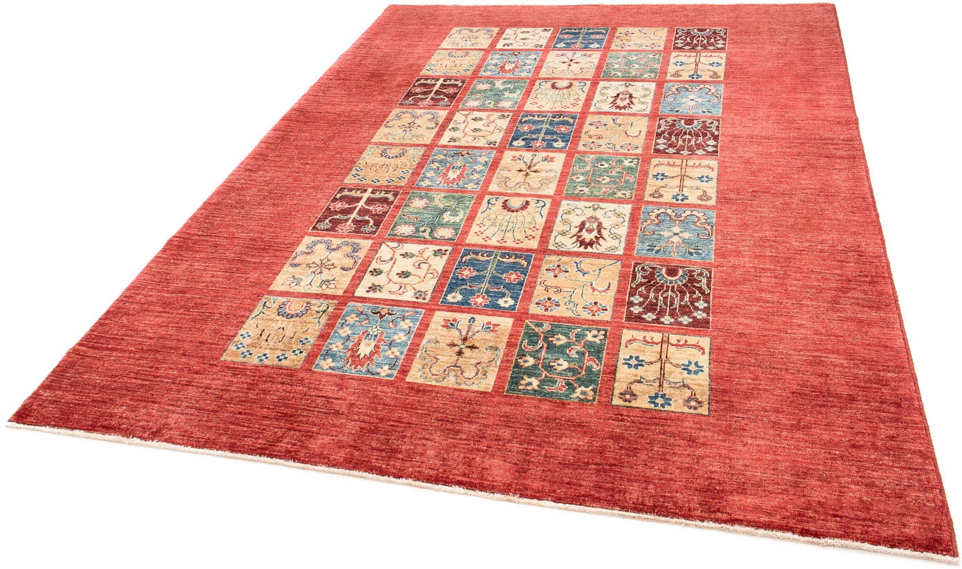 Image of morgenland Orientteppich »Ziegler - 238 x 174 cm - dunkelrot«, rechteckig, 6 mm Höhe, Wohnzimmer, Handgeknüpft, Einzelstück mit Zertifikat bei Ackermann Versand Schweiz