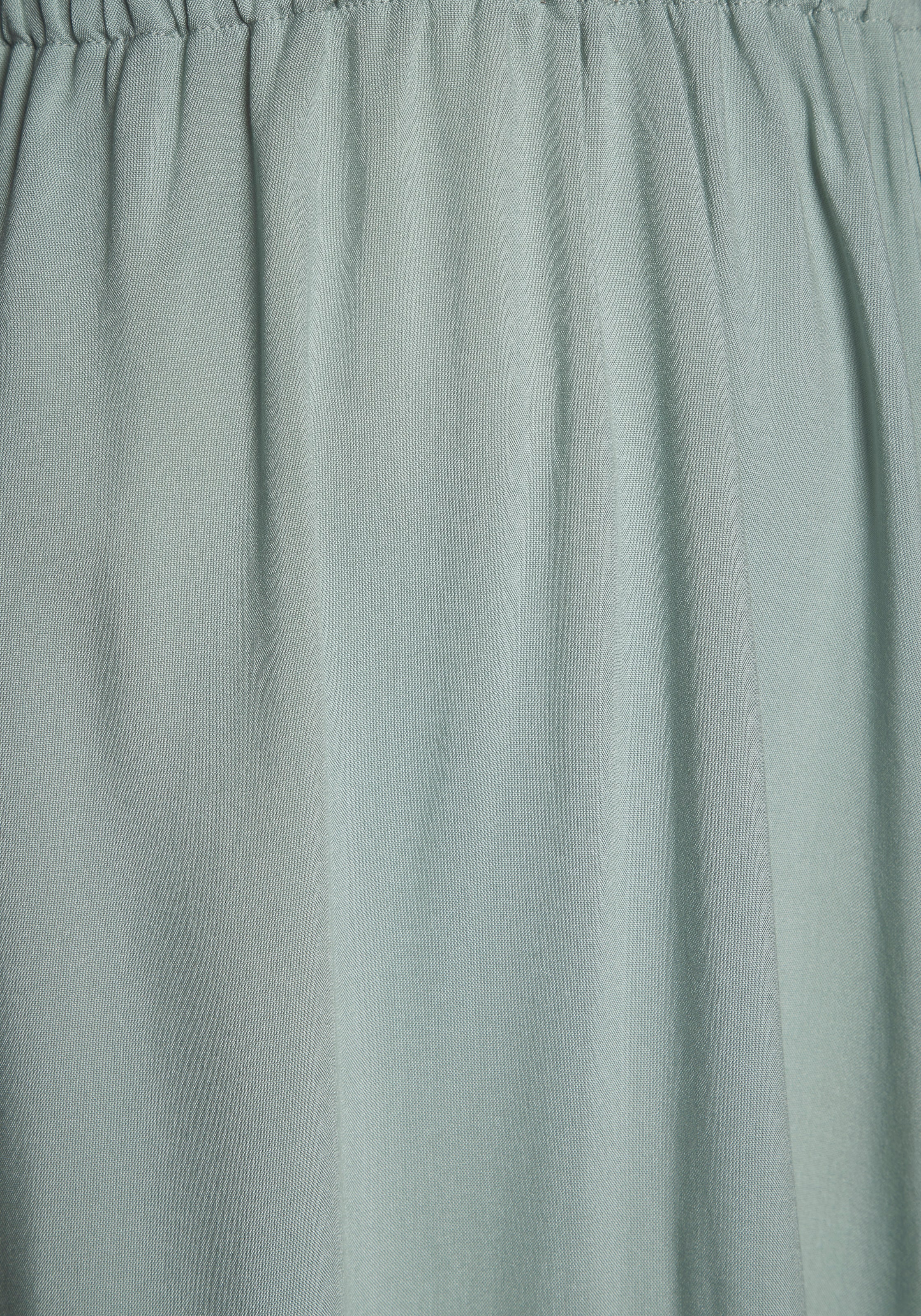 LASCANA Robe midi »mit Reissverschluss am Ausschnitt aus Webware« robe d'été légère, robe de plage, robe en viscose