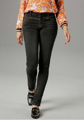 Aniston SELECTED Slim-fit-Jeans, Regular-Waist kaufen